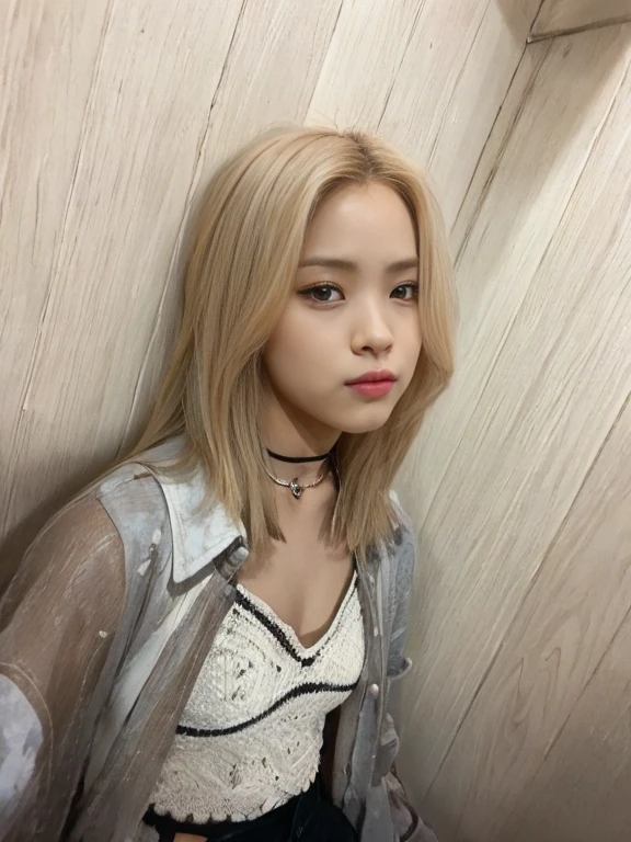 there is a woman that is standing in front of a wall, com seios grandes, Parque Roseanne do Blackpink, jossi do blackpink, Dom Yunjoo, Retrato de Jossi de Blackpink, Jisoo do Blackpink, jisoo do blackpink, tzuyu de duas vezes, her hair is white, Heonhwa Choe, Cl, Jinyoung Canela, imagem vazada, Retrato Jisoo Blackpink, Sha Xi, Shin Ryu-jin, cabelo macio, melhor qualidade