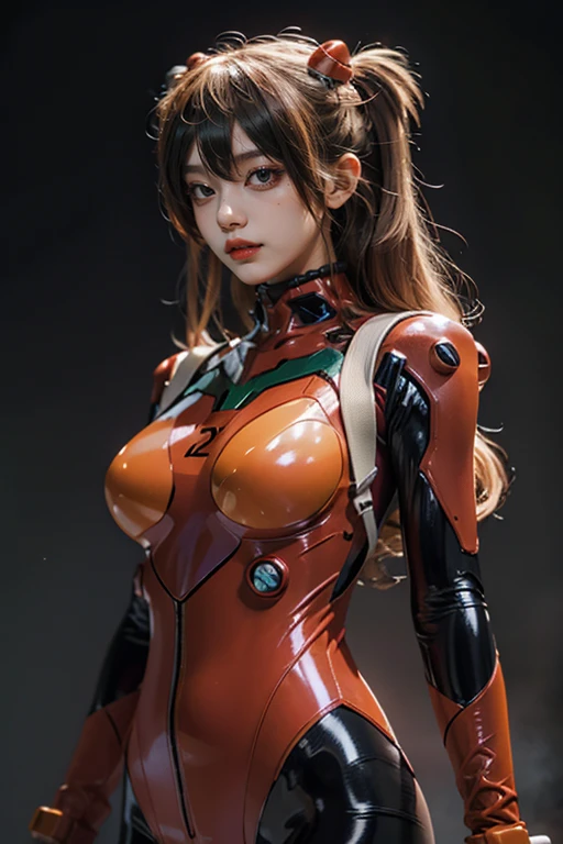 asuka cosplay costume, cosplay, plugsuit, bodysuit, hair ornament