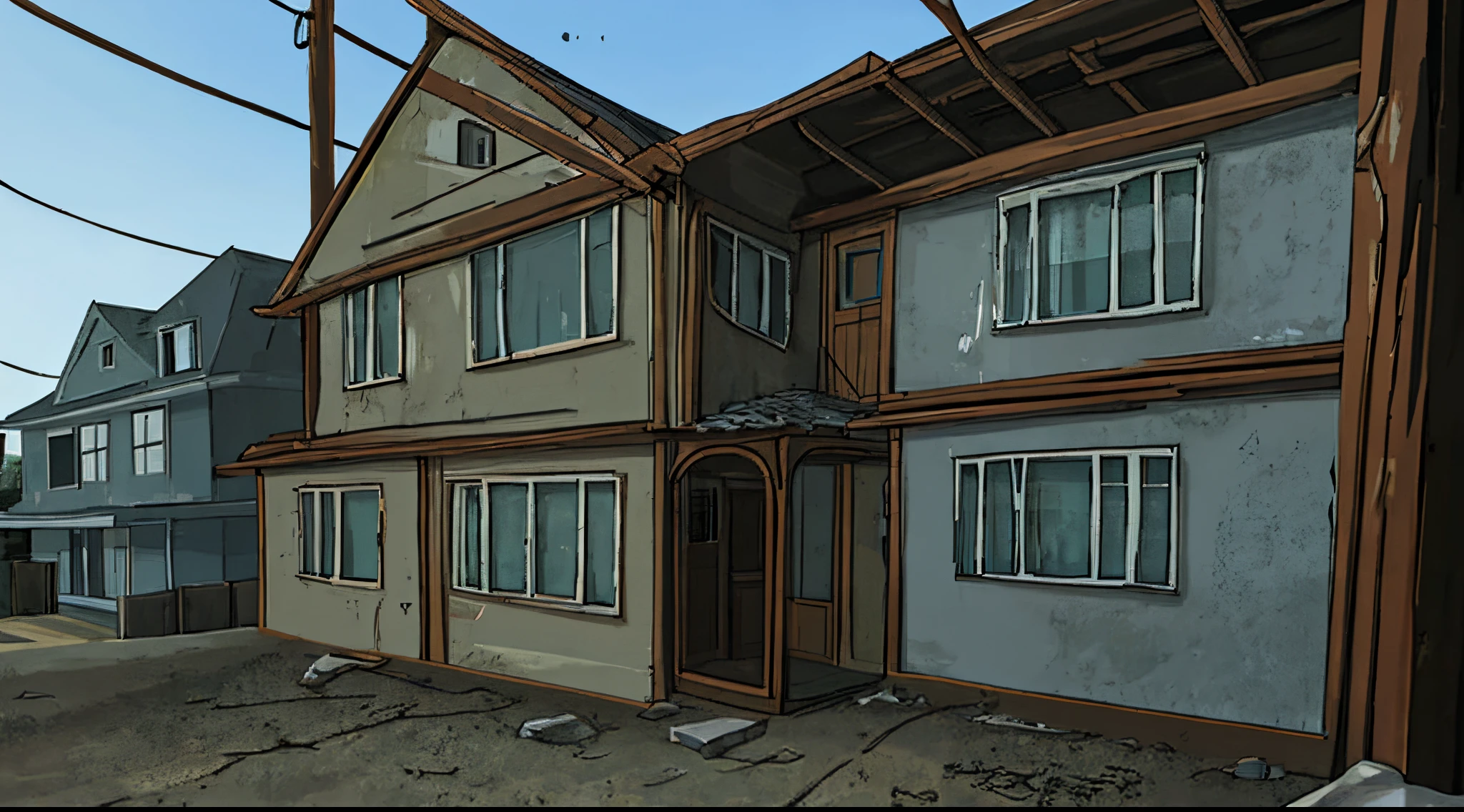 Into a empty Trap house، cracked house