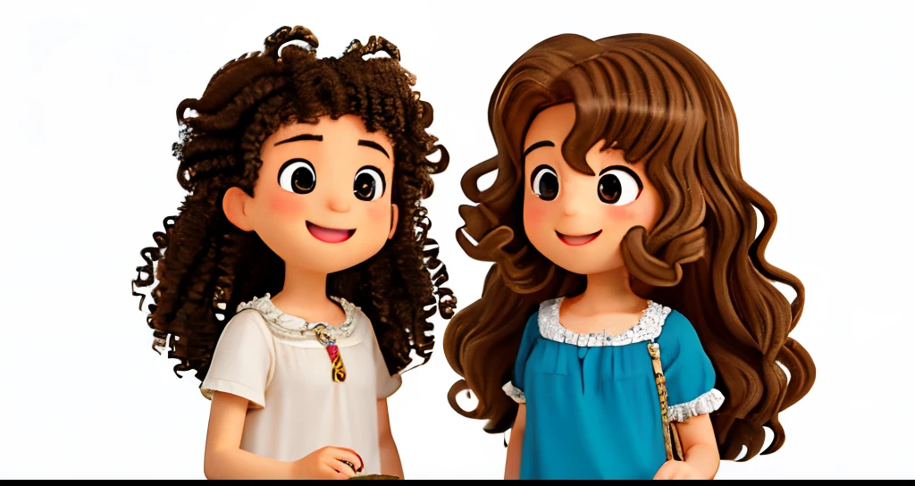 curly haired and straight haired