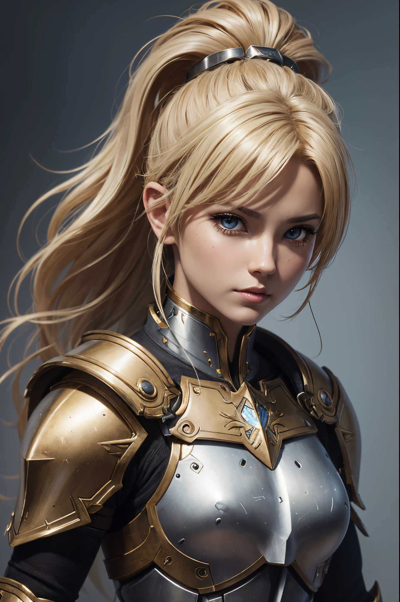 8K,A blonde mohawk-haired girl wearing a small, wrecked chest armor., artgerm julie bell beeple, Portrait of a girl holy knight with very small breasts, Portrait of a girl paladin, Alexandra Fomina Artstation, artgerm portrait, artgerm and wlop, ArtGerm ; 3d unreal engine, wlop and ArtGerm, ig model | ArtGerm, gorgeous girl paladin,超A high resolution,super realistic skin,tiny chest,enticing,Destroyed chest armor,exposed small breasts,
