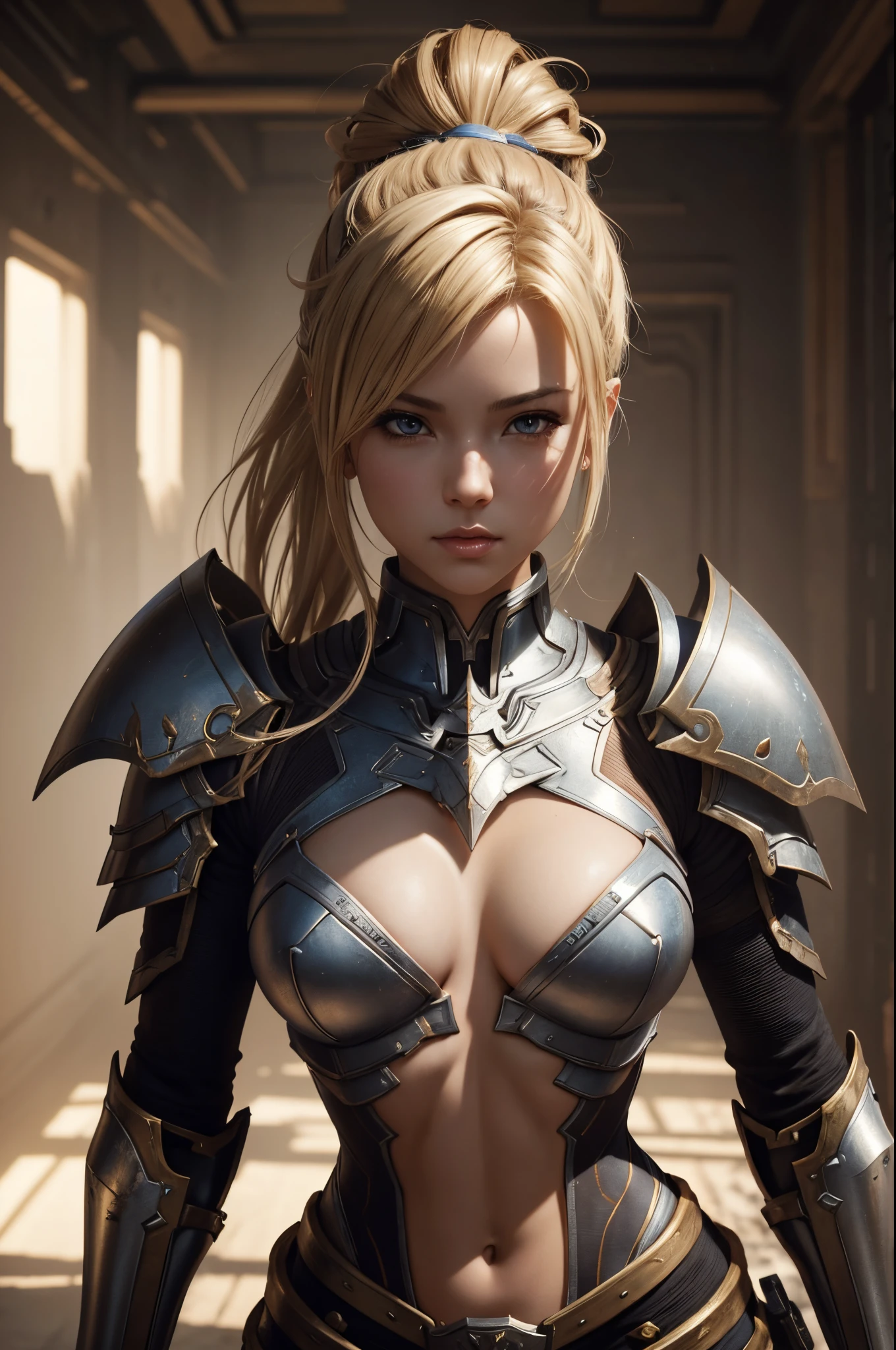 8K,crawling on all fours small breasts,A blonde mohawk-haired girl wearing a destroyed chest armor., artgerm julie bell beeple, Portrait of a girl holy knight with very small breasts, Portrait of a girl paladin, Alexandra Fomina Artstation, artgerm portrait, artgerm and wlop, ArtGerm ; 3d unreal engine, wlop and ArtGerm, ig model | ArtGerm, gorgeous girl paladin,超A high resolution,super realistic skin,tiny chest,enticing,Destroyed chest armor,exposed small breasts,