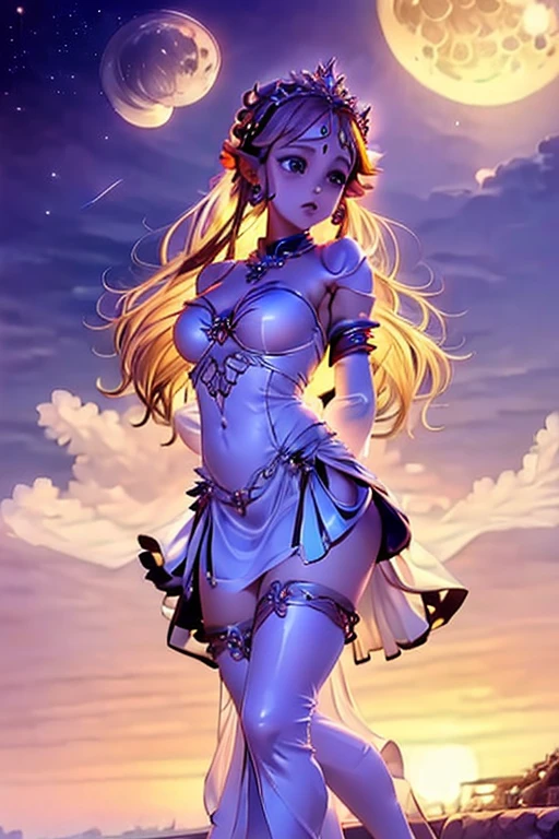 princess zelda in latex, arms tied behind back