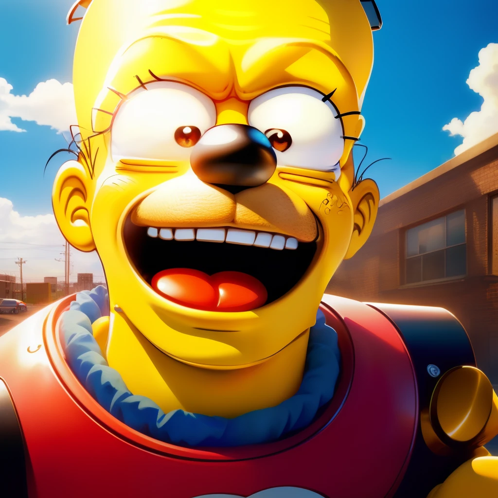 Homer Simpson Diamond Grillz