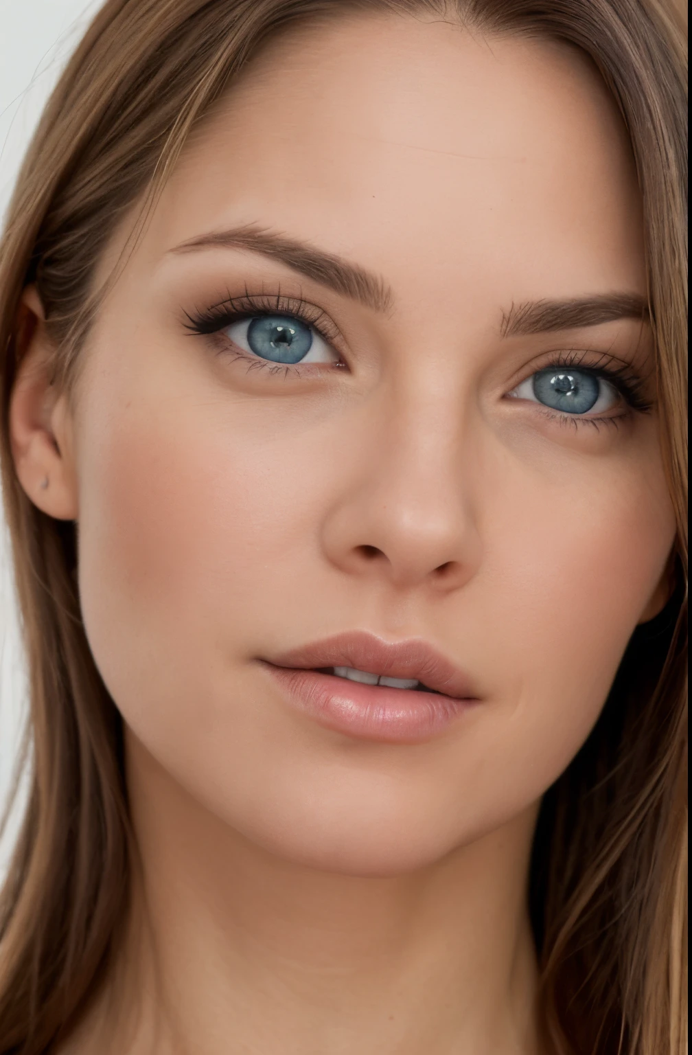 Selfie photo of 32 year old blonde woman, photo realistic, skin texture, intricate blue eyes, 4k, ultra detailed