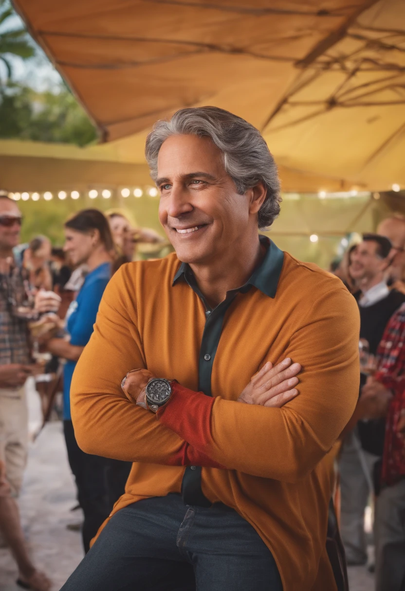 A photo of Annoying VC attending a charity event and making a donation to support a local cause.,original,Annoying VC is a middle aged man who is Silicon Valley tech person