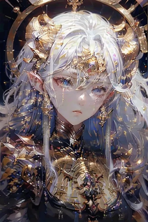 (Same character, front, side, back), (full body); 3d; cute; 3d toy art; toy art; anime style; glitter; horoscope sign Sagittarius; Archer details; ♐ symbol