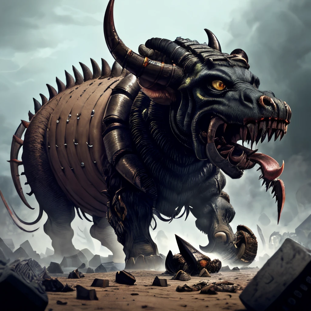 ZuluPunkAI battle mech on battlefield