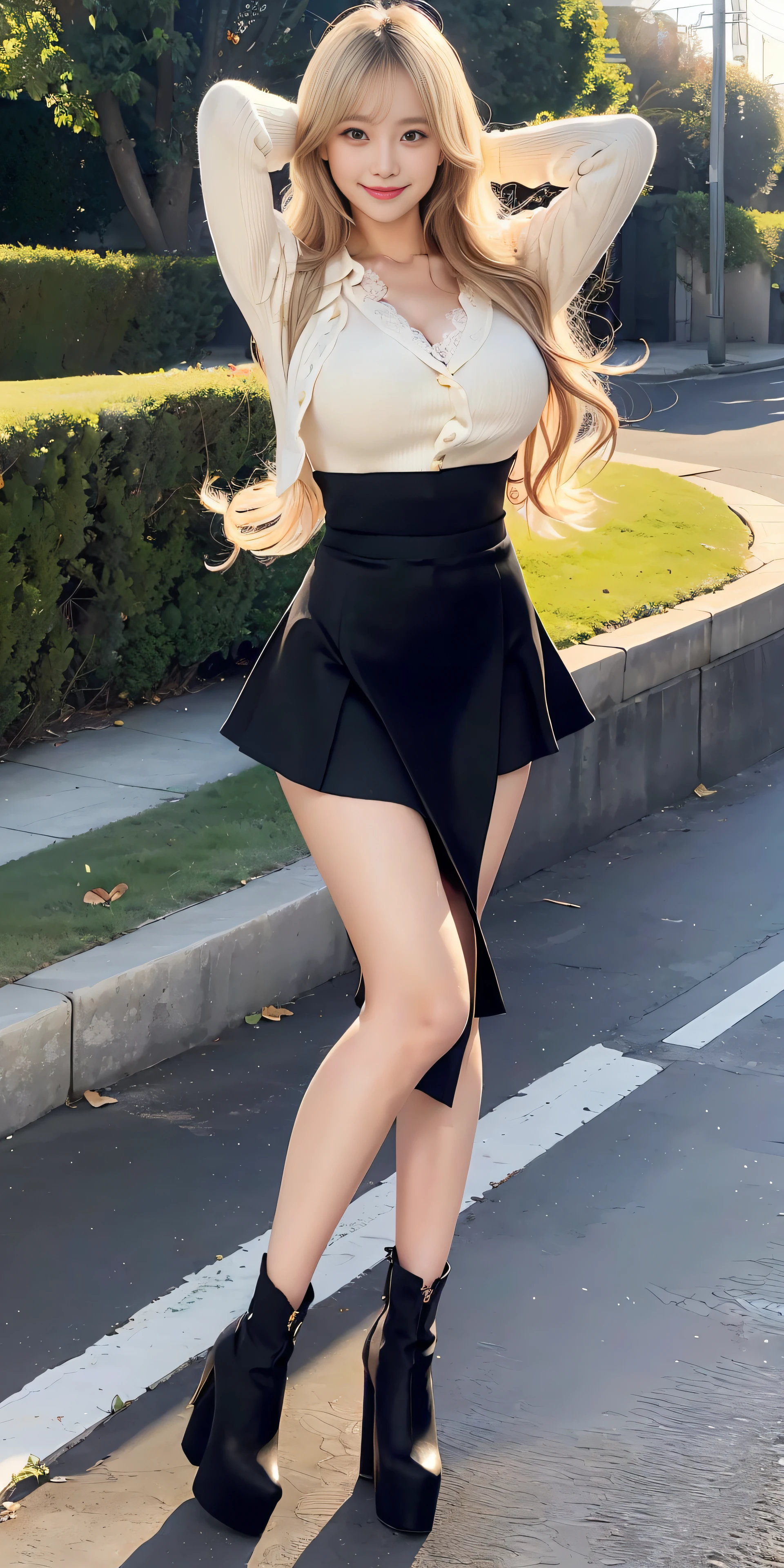 Mujer rubia con vestido negro y tacones altos posando para una foto, muslos y falda, Traje sexy, look sexy, Outfit muy sexy, piernas jugosas, Muslos!!!! splendid, Piernas gruesas, Traje negro, Muslos!!!!! splendid, piernas visibles, Piernas masivas que se elevan sobre ti, Estilo sexy, bonitas piernas, Muslos, falda corta, foto del atuendo, piernas tonificadas