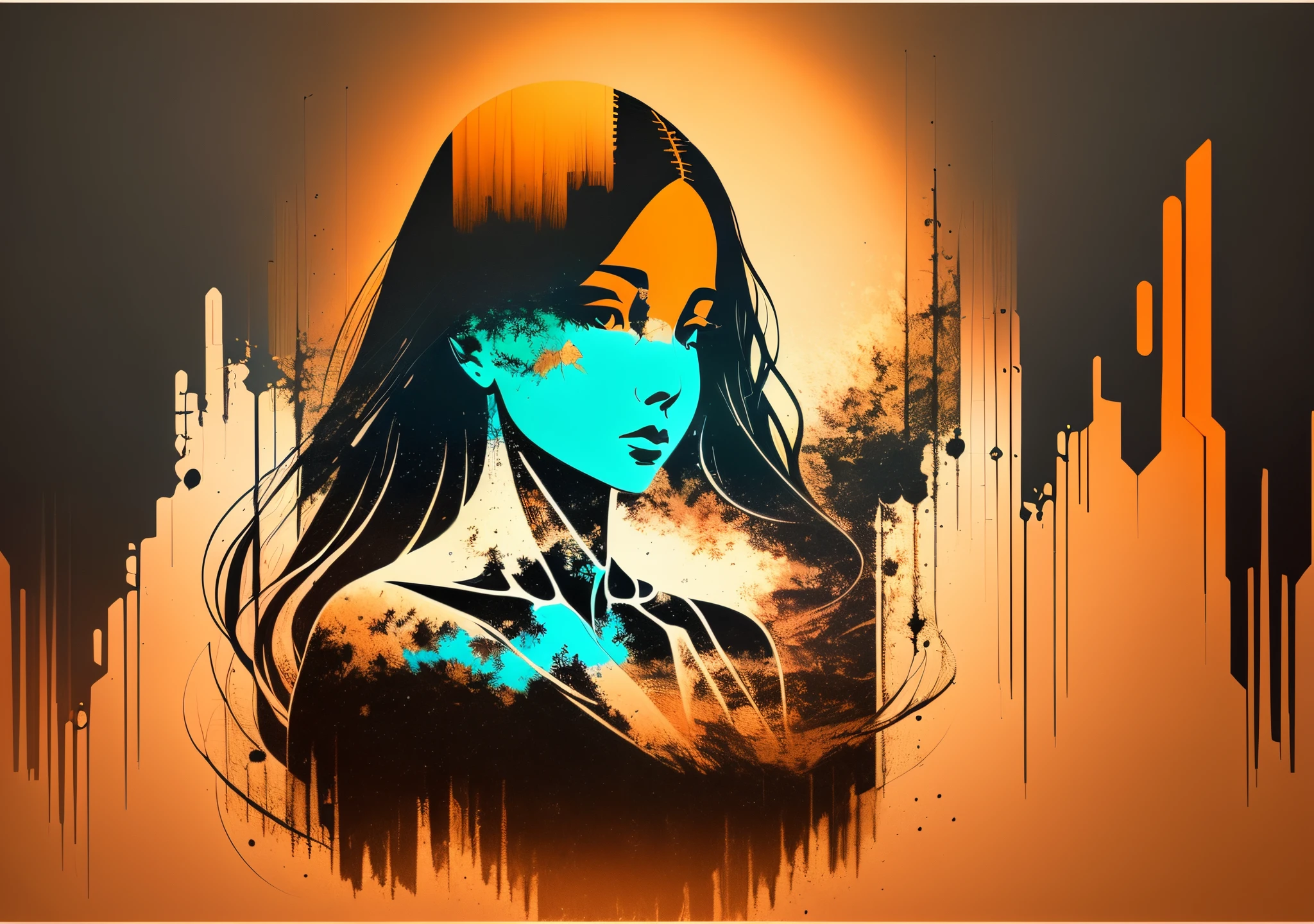 You can already tell that v0.2 is going to be... tasteful // create a visually captivating minimalist artwork featuring a woman's silhouette in sunset tones against a black background. Emphasize simplicity and elegance, with clean lines and minimal detail. Capture the essence of modern minimalism, allowing for negative space to enhance the overall composition. --auto --s2