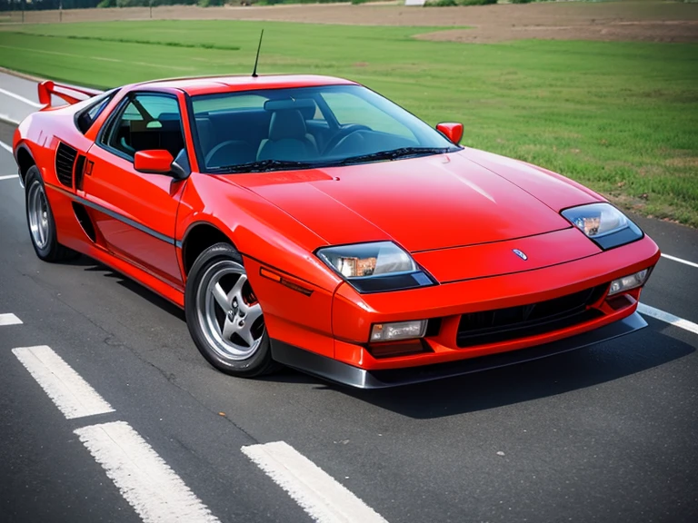 pontiac fiero, fire paint job
