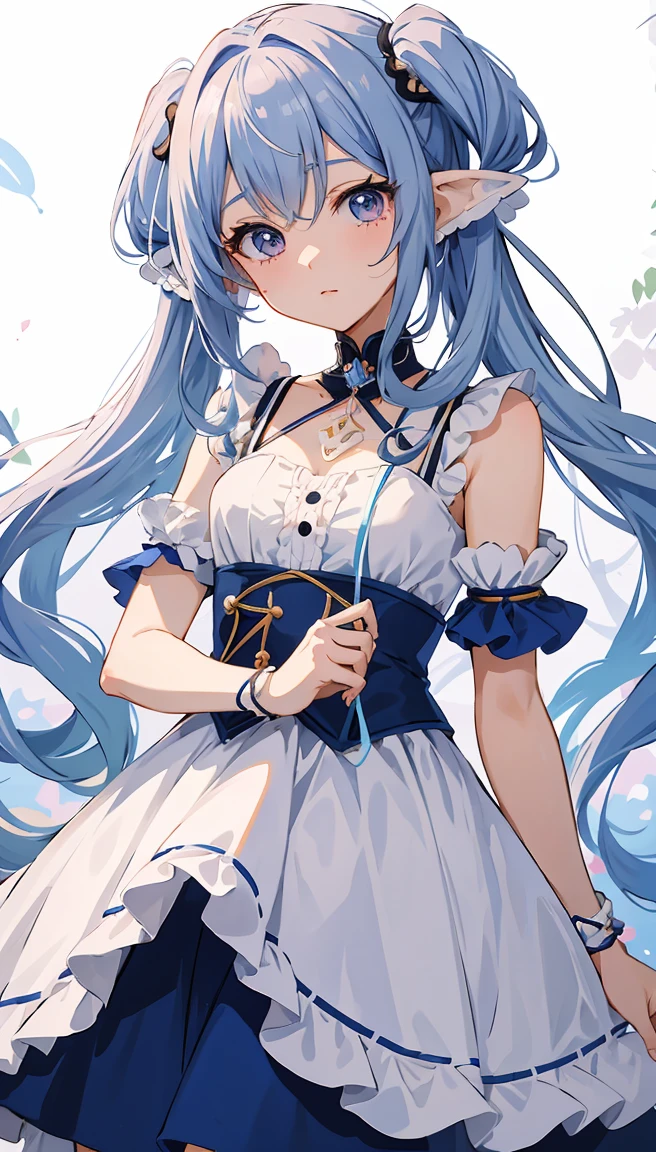 garota anime com cabelo rosa e vestido azul, aesthetic cute with flutter, Arte digital no Pixiv, cabelo rosa twintail e olhos cianos, Soft anime illustration, ****** anime bonita, Anime Wallaper, ****** anime com cabelo longo, humanoid pink female squid girl, ****** anime, Estilo de arte anime bonito, (****** anime), bela arte de anime