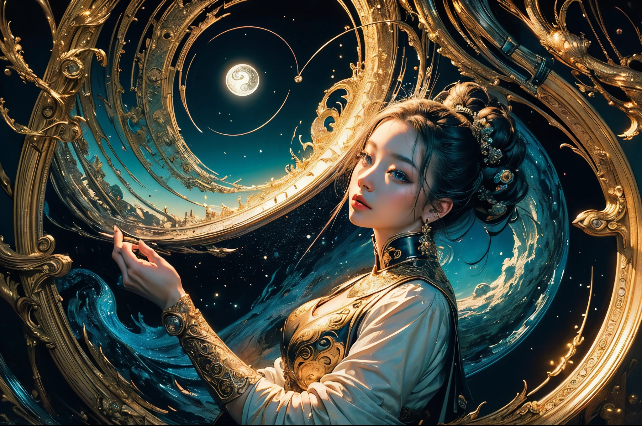 ((Ultra real detail.) (Masterpiece, Top Quality, Best Quality, official arts, Beauty and Aesthetics: 1.2), Very detailed, Colorful, a world where everything is perfect. Yin and Yang.