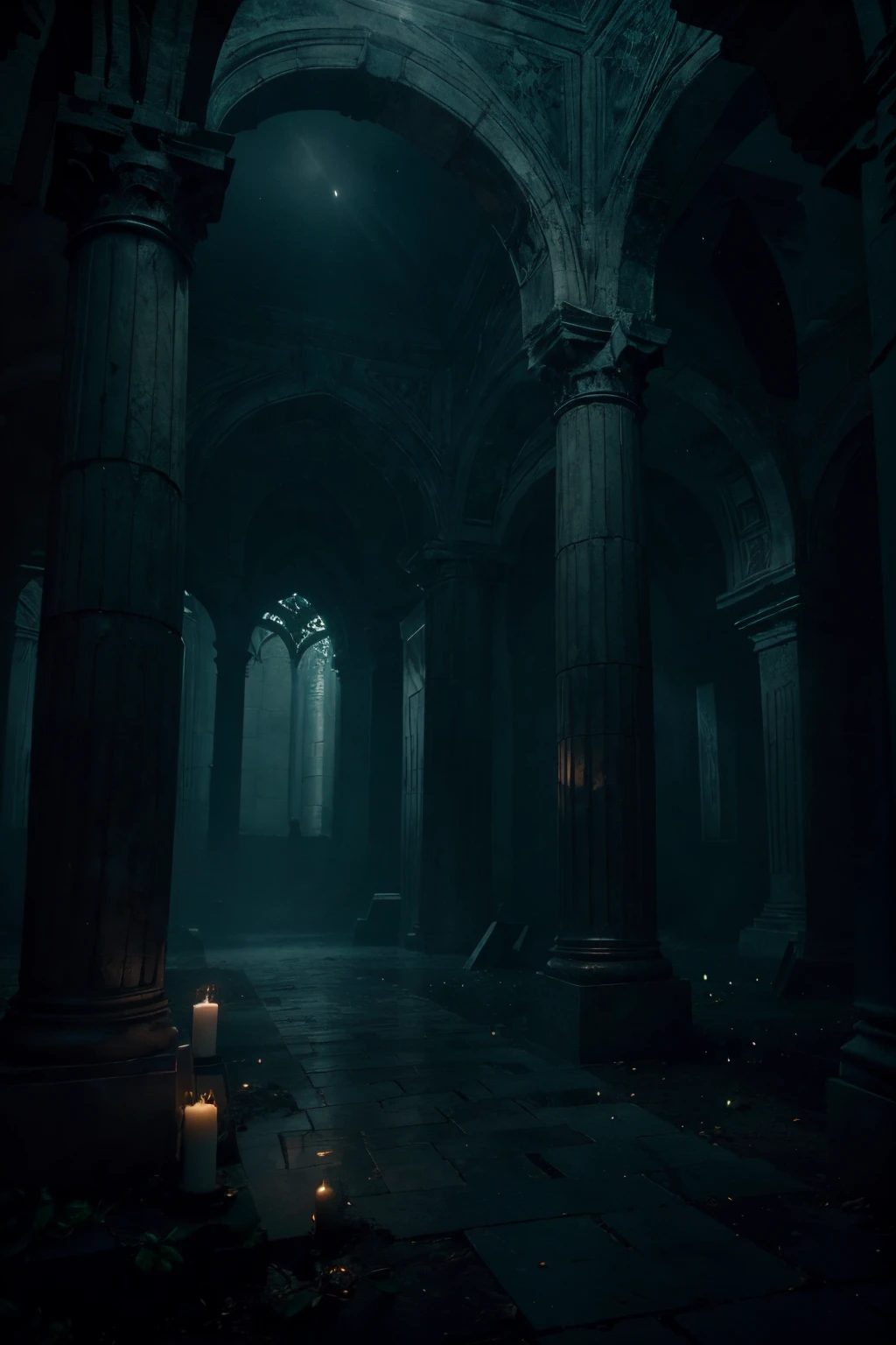 (best quality,highres,ultra-detailed),dark fantasy,pantheon of death,ornate architecture,gloomy atmosphere,mysterious shadows,eerie ambiance,ancient stone statues,ominous presence,darkened halls,whispering spirits,misty fog,ethereal glow,sinister aura,lurking souls,elaborate carvings,spine-chilling ambiance,eerie whispers,dramatic lighting,spectral figures,haunting beauty,otherworldly realm,ominous statues,mystical energy,haunting melodies,hallowed ground,foreboding presence,enchanted artifacts,ethereal beings,majestic pillars,surreal scenery,haunting stillness,gothic vibes,ethereal realm,enchanted atmosphere,forgotten tombs,eternal darkness,fantastical architecture,shadows of the departed,mysterious rituals,unearthly tranquility,frozen in time,lost souls.