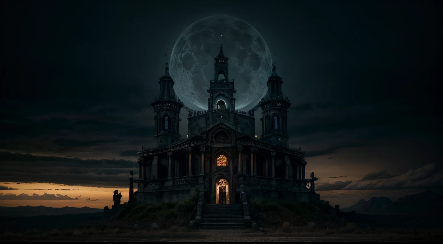 (La mejor calidad,4k,8k,Altas Resoluciones,Obra maestra:1.2),Ultra detallado,(realista,fotorrealista,fotorrealista:1.37),插圖,DarkFantasy,mythical creatures,Ethereal world,gloomy atmosphere,nubes ominosas,Arquitectura majestuosa,estatuas aterradoras,Figuras misteriosas,Ambiente espeluznante,Sombras y luz,Gothic elements,escenas ricas en detalles,expresiones horribles,Paisaje espeluznante,dramatic colors,Muerte y decadencia,Demonic presence,inquietantemente hermosa,premonitory mood,seres sobrenaturales,Reino de otro mundo,Elementos surrealistas,magia oscura,Efectos visuales espectaculares,Estructura monumental,emociones intensas,Fantastic trip,Leyendas antiguas,Ambiente encantado,cielos ominosos,Parca,enigmatic symbols,Presencia majestuosa,Vista impresionante,aura imponente,susurros ominosos,seres trascendentes,Conocimiento prohibido。