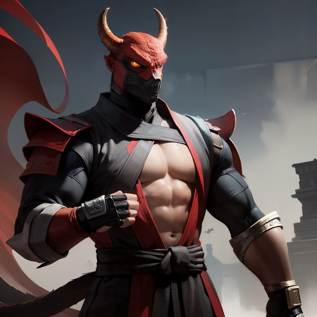 a red-skinned, 4-armed, extremely strong, uncontrolled Berserker-style warrior, highly detailed fantasy character, intricate armor, aggressive pose, dramatic lighting, cinematic angle, epic fantasy, dark moody atmosphere, intense colors, dramatic shadows, masterpiece, hyper detailed, 8k, photorealistic