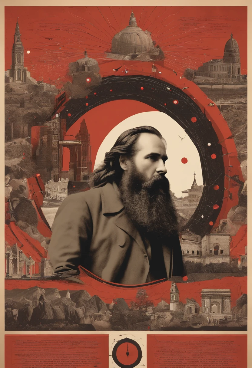 A photo of a bulletin board covered in pictures of famous landmarks with red marker circles and arrows pointing at them.,original,Waifish, dirty, long hair, long beard, dressed in dirty ill-fitting clothes