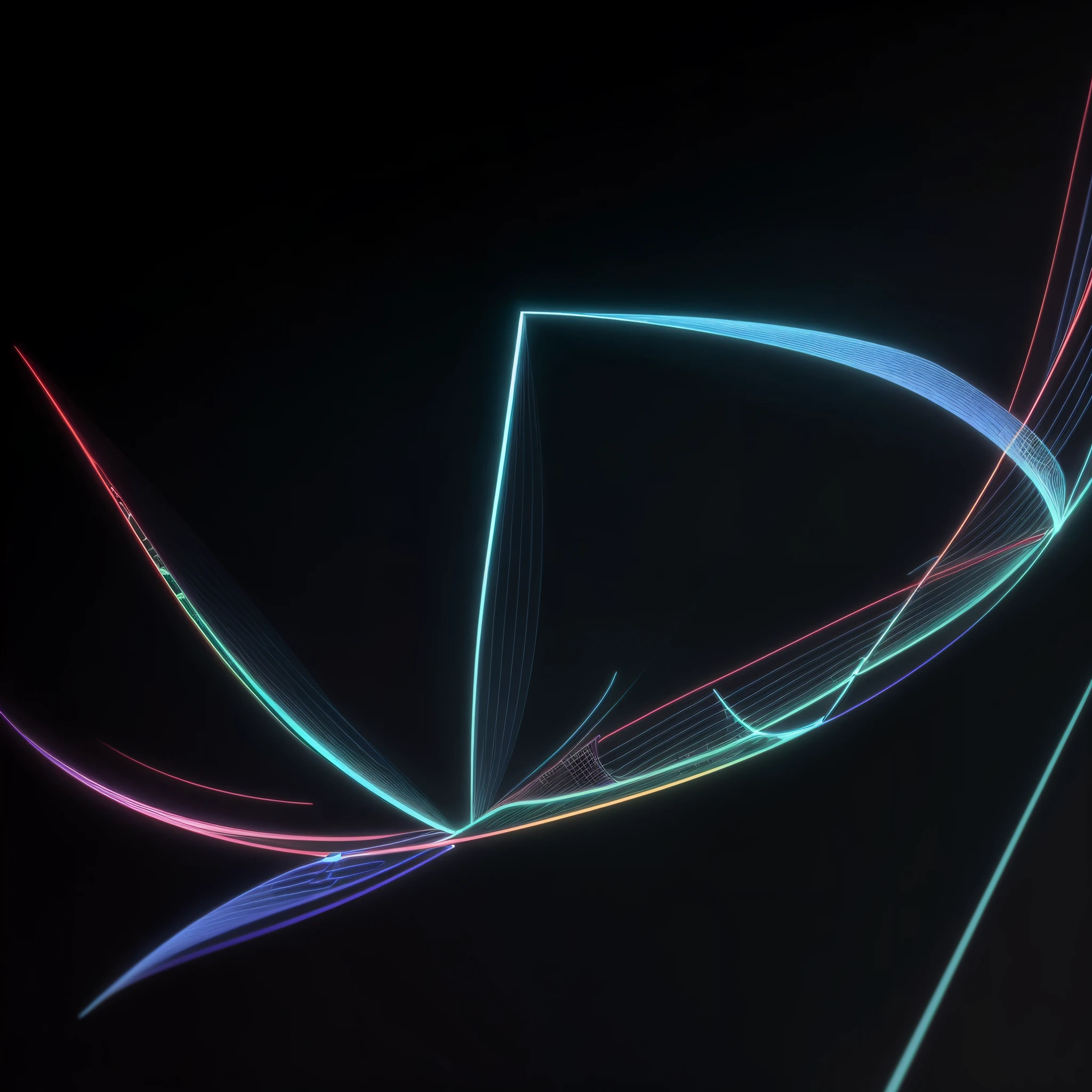 Engaging 3D visualization featuring stunning graphs、glinting