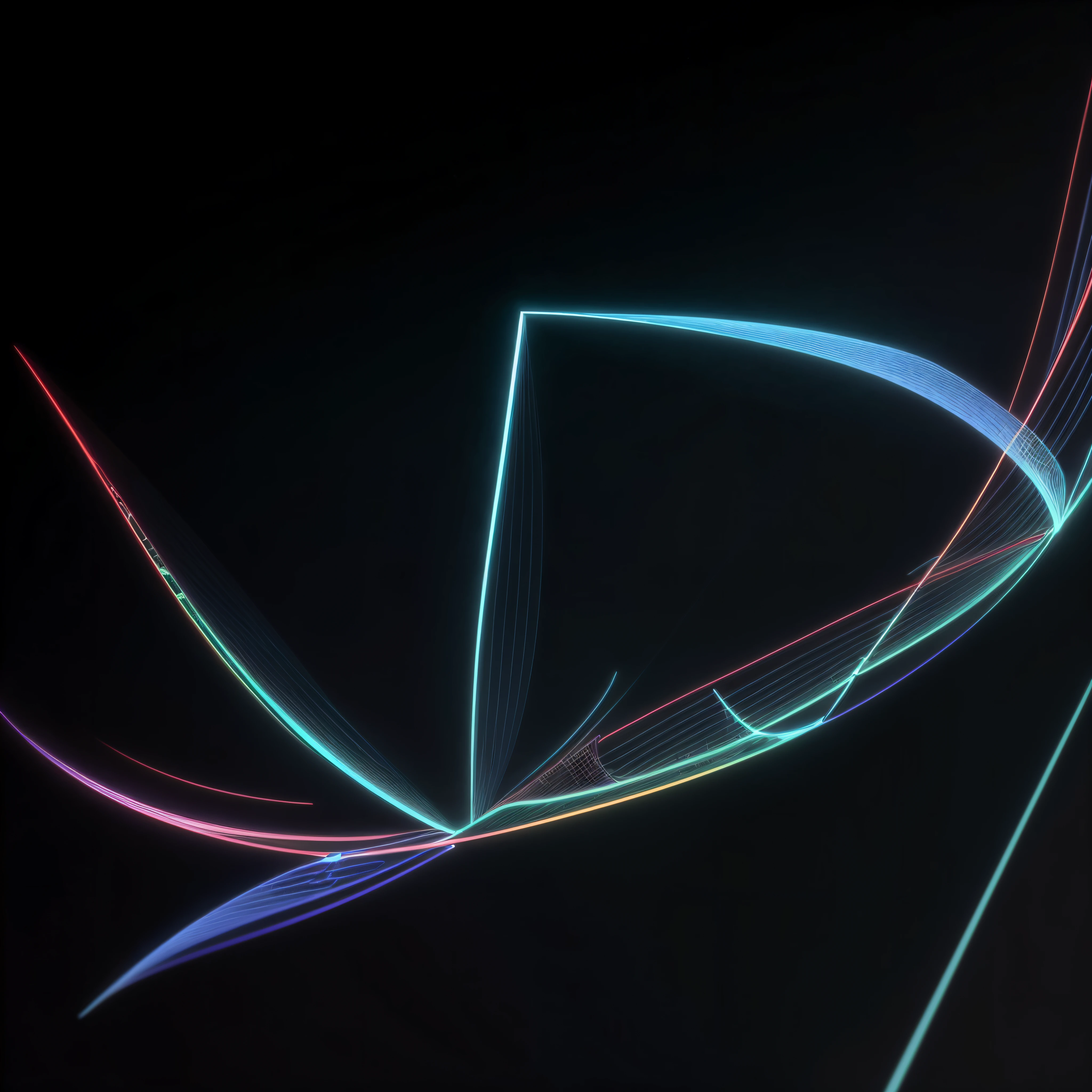 Engaging 3D visualization featuring stunning graphs、glinting