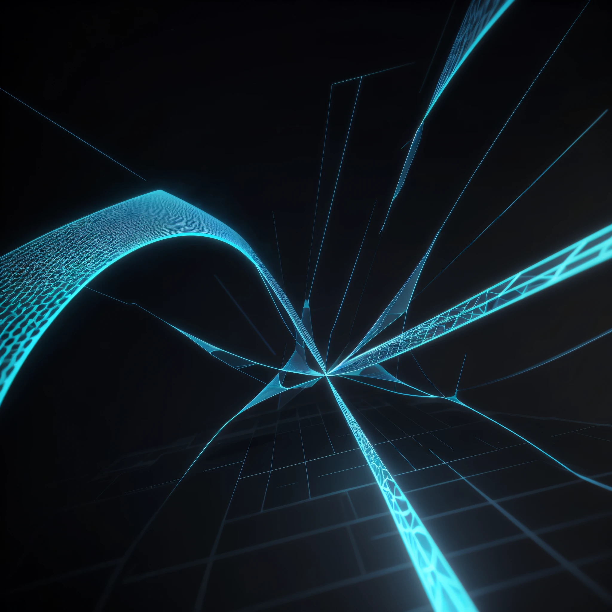 Engaging 3D visualization featuring stunning graphs、glinting