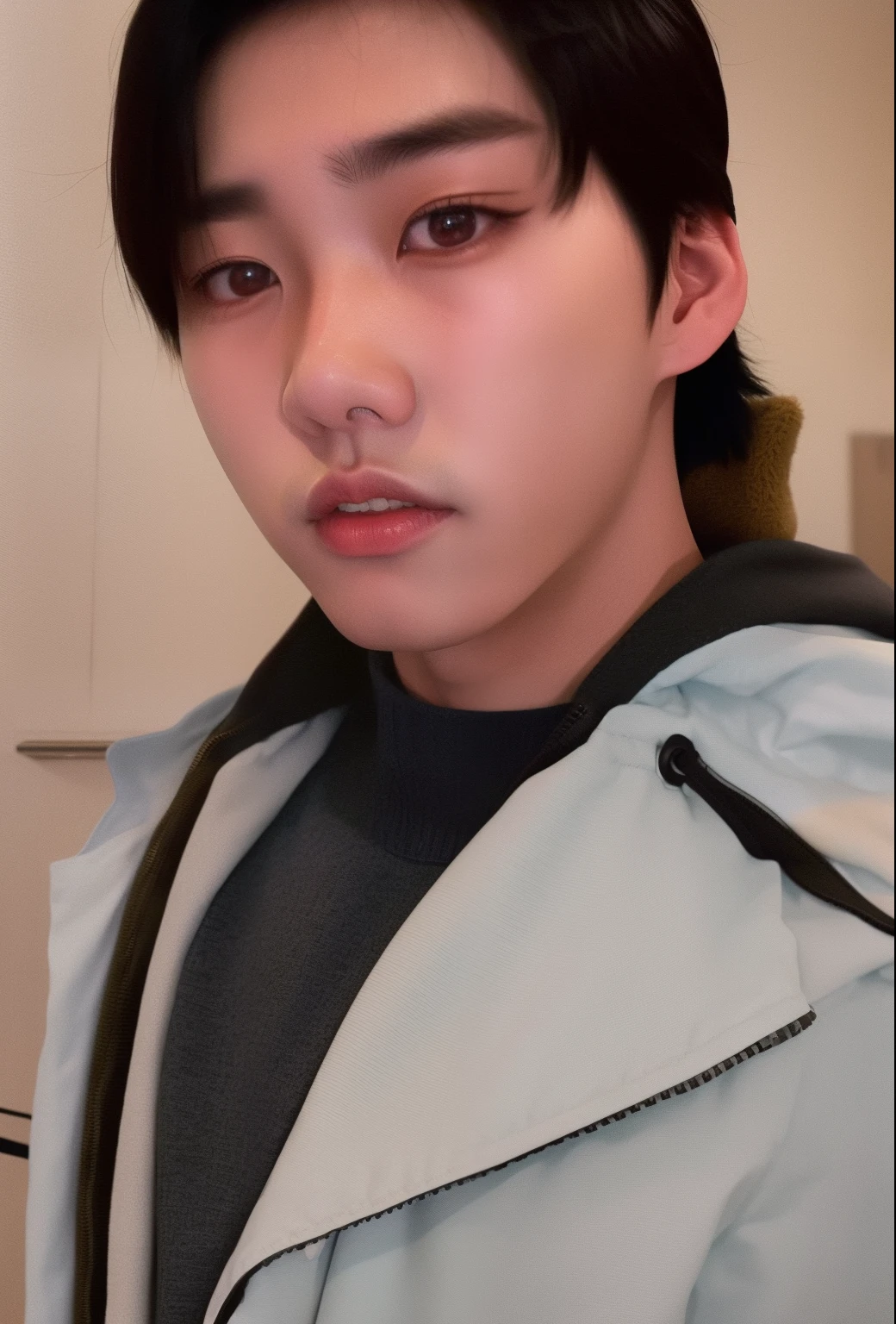 Hay un hombre con una chaqueta posando para una foto., Kim Doyoung, Wonbin Lee, jungkook, Jung Jaehyun, Cai Xukun, Jinyoung Shin, Hyung Tae, Inspirado por Jeonseok Lee, Taejune Kim, Ulzzang masculino, Wan adorable cara coreana, Hong June Hyung, young wan angel, diez Lee, Sakimichan