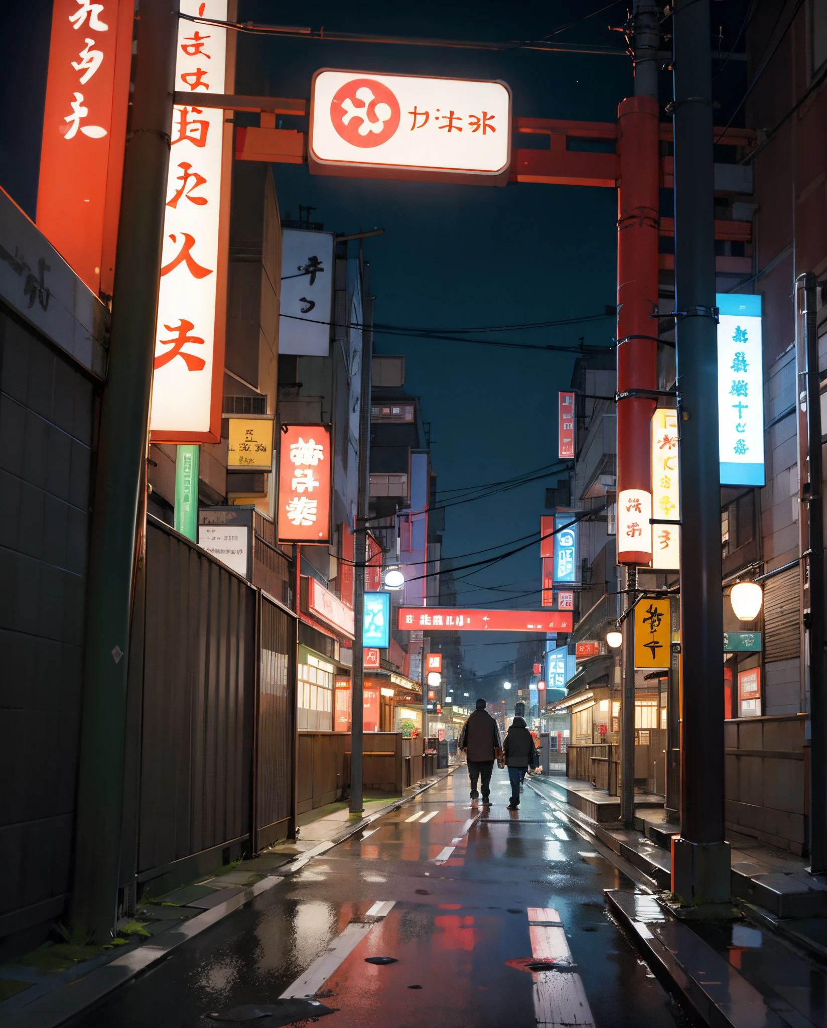 Japan's roads at night feel inorganic and cold, but somehow feel safe.