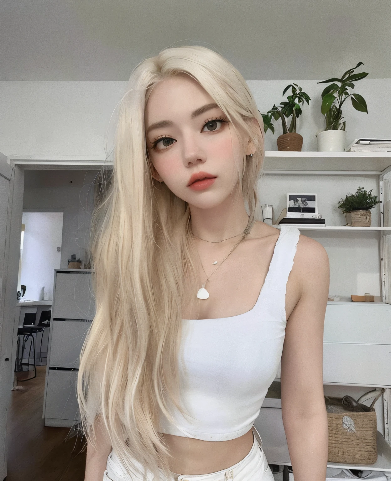 mujer rubia con pelo largo con top blanco y pantalones blancos, Su cabello es blanco, con pelo largo blanco, con el pelo largo y blanco, extremely pale blond hair, cabello rubio muy, very pale, con cabello largo y rubio, Una chica con cabello rubio, Ava Max, Peinado blanco de corte hime, Chica perfecta de pelo blanco, Cabello largo y blanco y flequillo, con el pelo largo