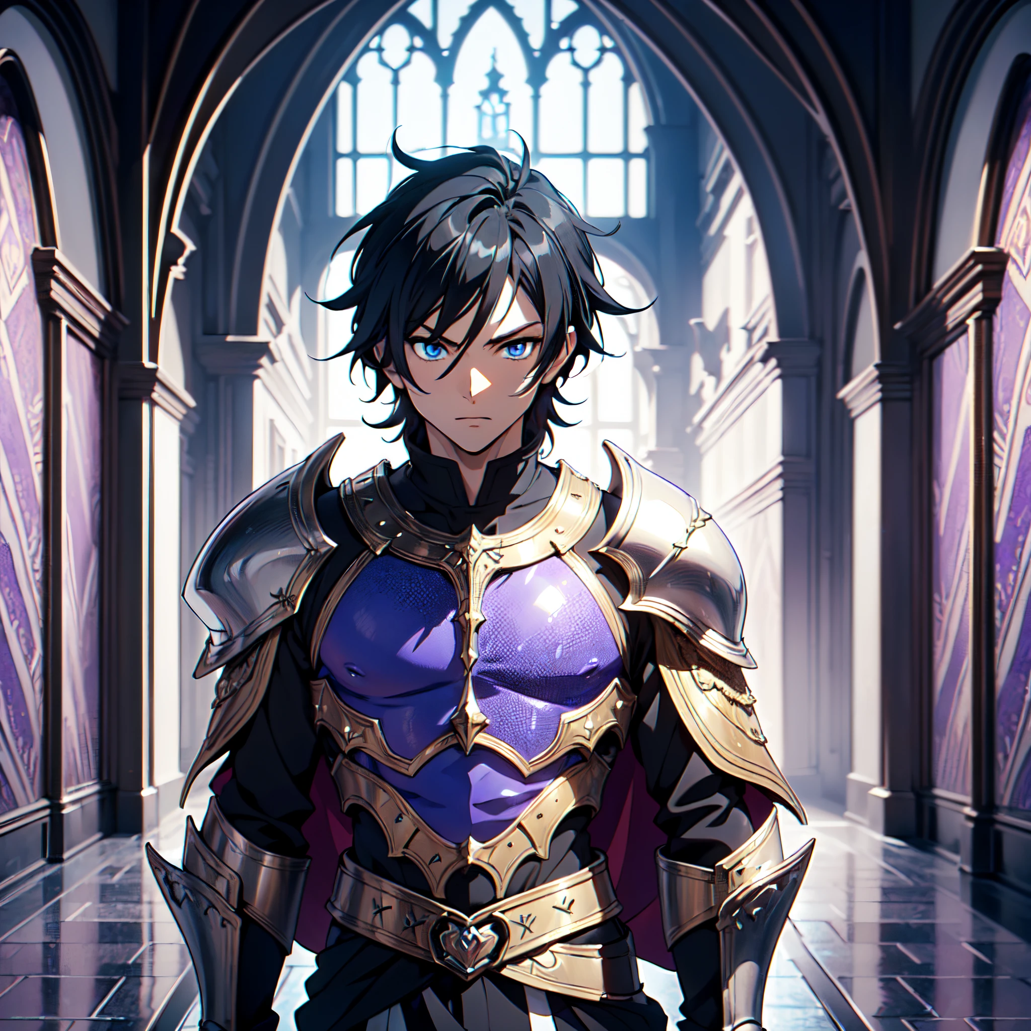 128K Ultra High Definition,
128K Ultra High Quality,
128K Ultra High Resolution,
Best Definition,
Best Quality,
Best Resolution,
Perfectly Detailed,
Perfectly Designed,
Extremely Detailed,
Extremely Designed,
Hyper Detailed,
Hyper Definition,
Hyper Quality,
Hyper Resolution,
Masterpiece,
(((Anime))),
Body Shot,
(((Boy))),
Handsome,
Muscular Body,
(((Black Mid Hair))),
(((Blue Eyes))),
(((Hyper Detailed & Perfectly Designed With Ultra High Quality Purple Warlord Armor))),
(((Inside Of Medieval Royal Palace Background Scenery))),