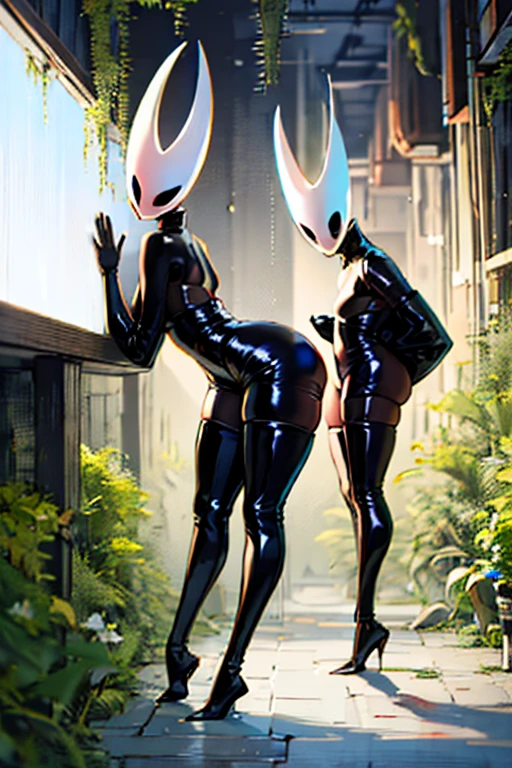 hollow knight hornet de lado posterior mostrando el culo NSFW sexy mostrando su posterior full body size