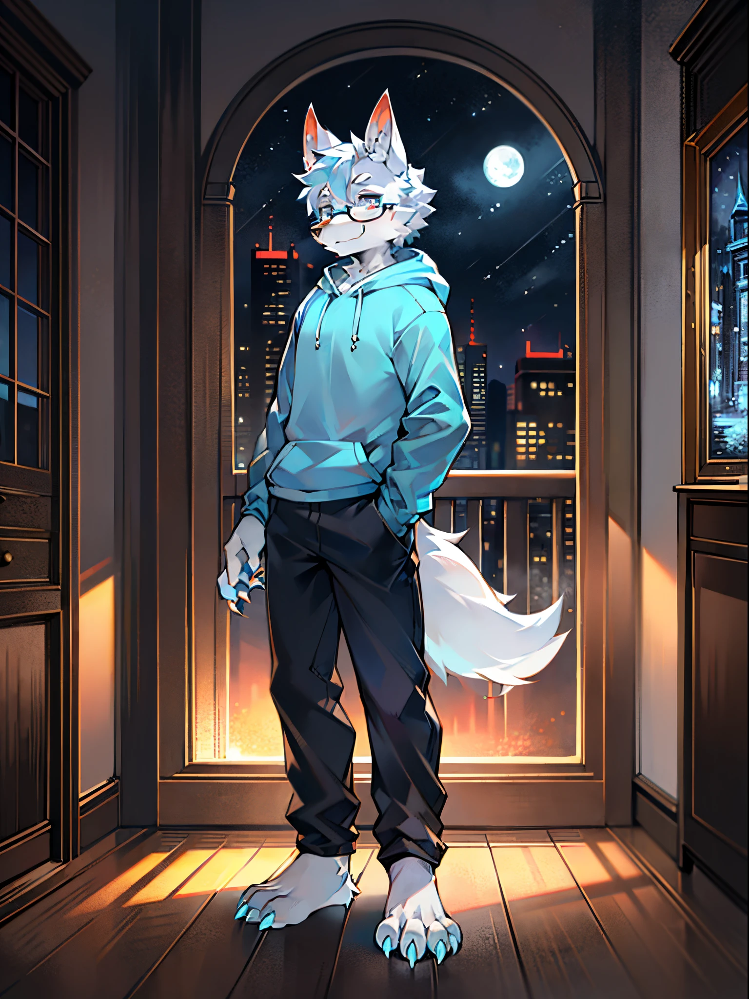 shota, long hair, starry eyes, glowing eyes, femboy, subway city, snowfall, midnight, cat ears, dark blue ears, shark tail, dark blue cat, dark blue jacket, cute, collar, one tail, space katana, god, hairy body, full body, lower body nudity, human genitalia, meow shark, figure, masterpiece, smooth tail, current, shyness, NFSW, highest quality, 4k, R-18, full HD, heart eye, 2 ears