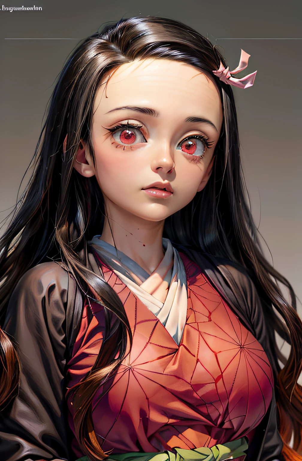 (Ultra Real), (Illustration), (High Resolution), (8K), (Very Detailed), (Best Illustration), (Beautiful Detailed Eyes), (Best Quality), (Ultra Detailed), (Masterpiece), (Wallpaper), (Detailed Face),Red Eyes, Night Up Upper Body, Ice Cream,Long Hair,Solo,Simple Kimono Top Girl, Sweaty, Japan Person, Big Tits, (Camel Toe) Nezuko Kamado, Flirty Smile, Adult Nezuko Kamado.