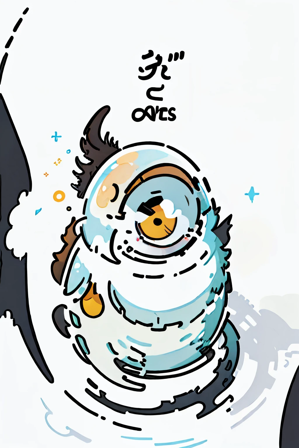 monster,only one eye,egg's body,solo