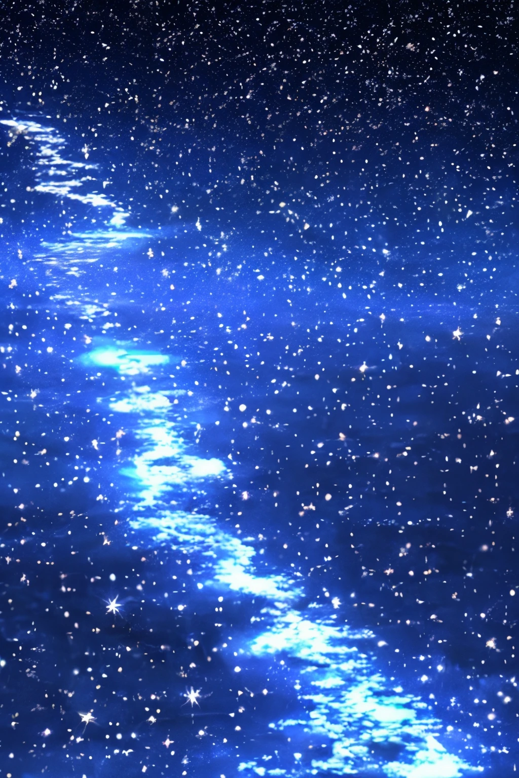 night,moon,starry sky, rain,