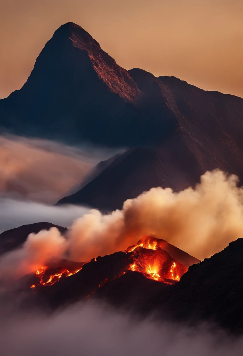 Mount Sinai was completely enveloped in smoke....。For the Lord descended upon the mountain in fire...。Smoke rises like smoke from a furnace、The whole mountain shook violently。