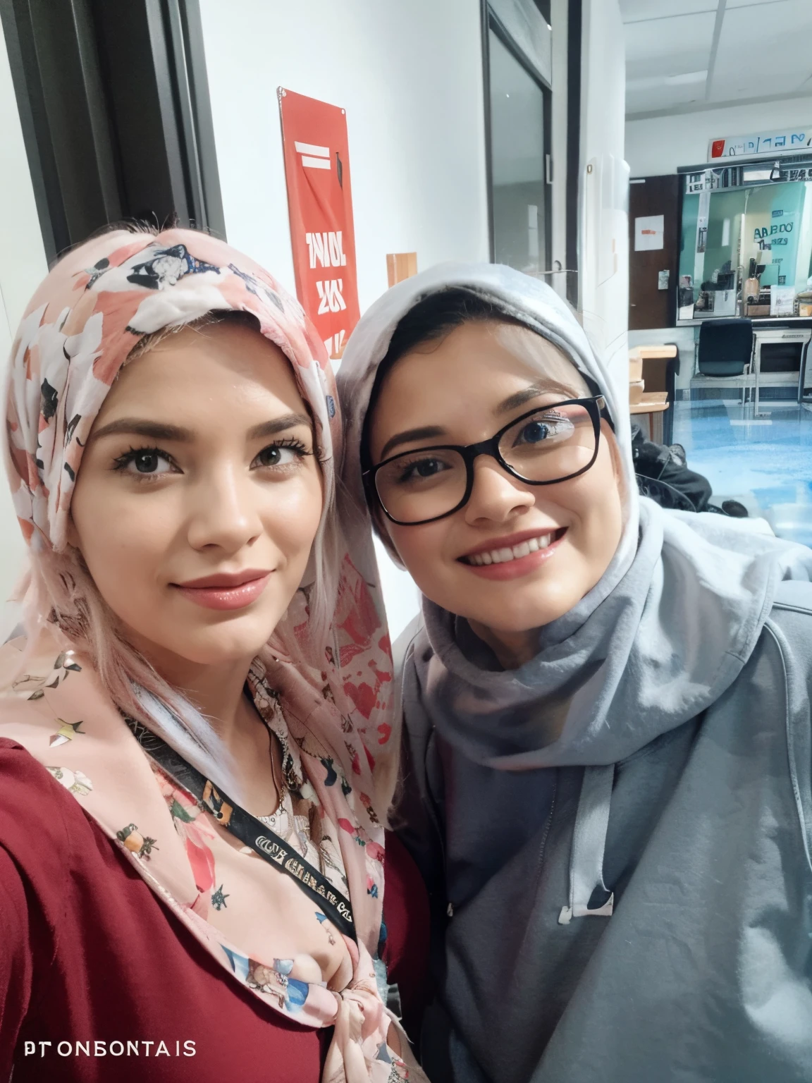 (RAW photo: 1.2), top quality, beautiful detailed neelofa, satin long sleeve pyjamas with long pants, smile, hijab, crawling on all fours, blue pyjamas, highly detailed eyes and face, beautiful detailed eyes, huge file size, high resolution, 8k wallpaper, fine detail, highly detailed ticker uniform 8k wallpaper, light on face, movie lighting, 18 year old girl, sexy pose, (photorealism: 1.4), illustration, Super Detail