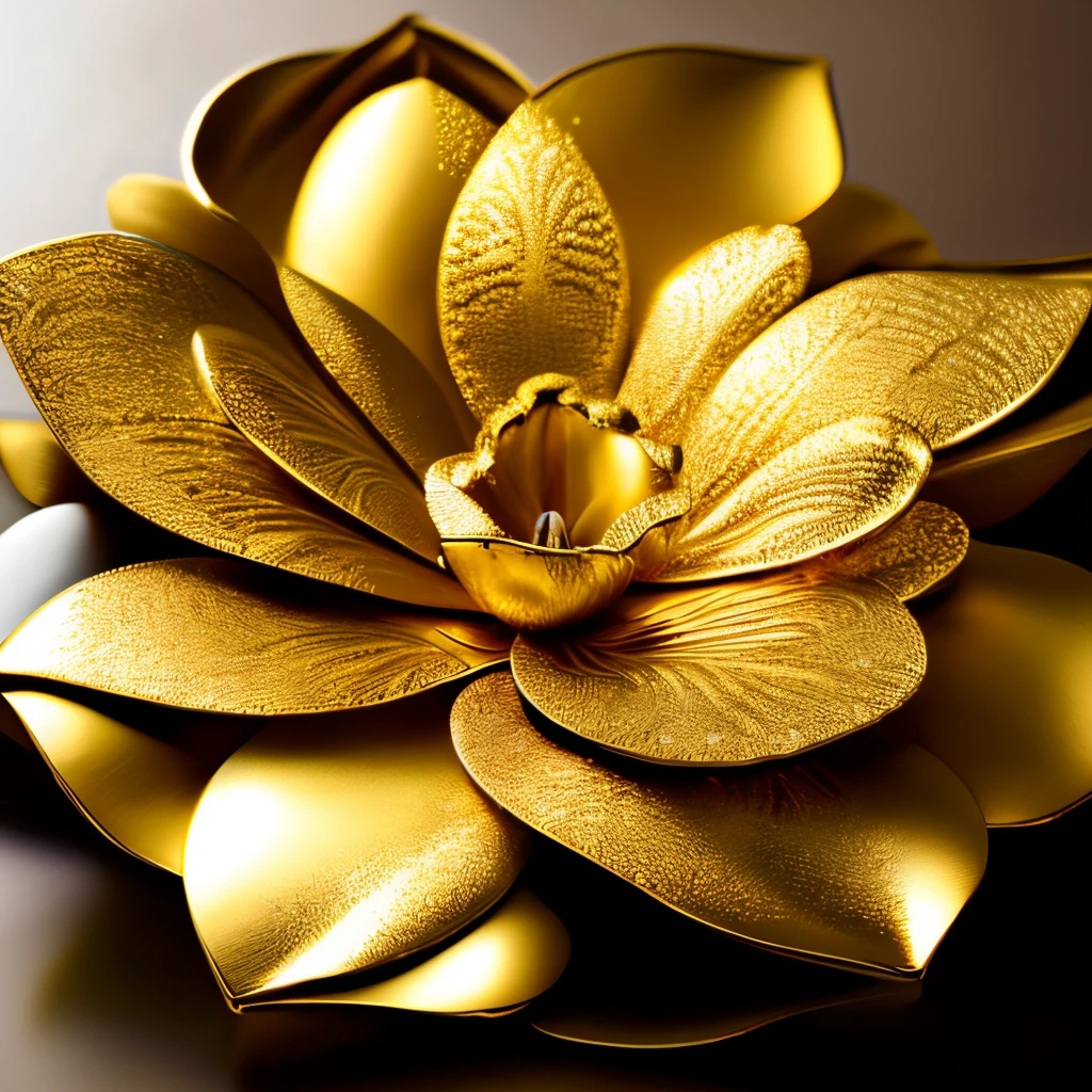tmasterpiece, Best quality at best,baroque element,Detailed 4K oil painting,Stunning and detailed,(without humans:1.8),Stunning metallic flower pattern made entirely of gold and silver. These flowers are made from abundant, Gold metal, Every piece is carefully crafted,Showcasing the beauty and versatility of gold.
Flowers arranged in beautiful patterns, Each item pairs perfectly with the others. Flower stems are made of sturdy, Made of durable gold, The top is very delicate, The swirling petals seem to sparkle in the light.
The flowers themselves are shaped like little bells, Each piece is decorated with intricate, when you observe them,The rotation mode seems to have changed. Bronze has a warm feel, golden rays, Seems to exude a feeling of warmth and comfort.
All inclusive, This metallic flower pattern made entirely of gold and silver is a work of art, stunning creation,Showcasing the beauty and versatility of metal.
