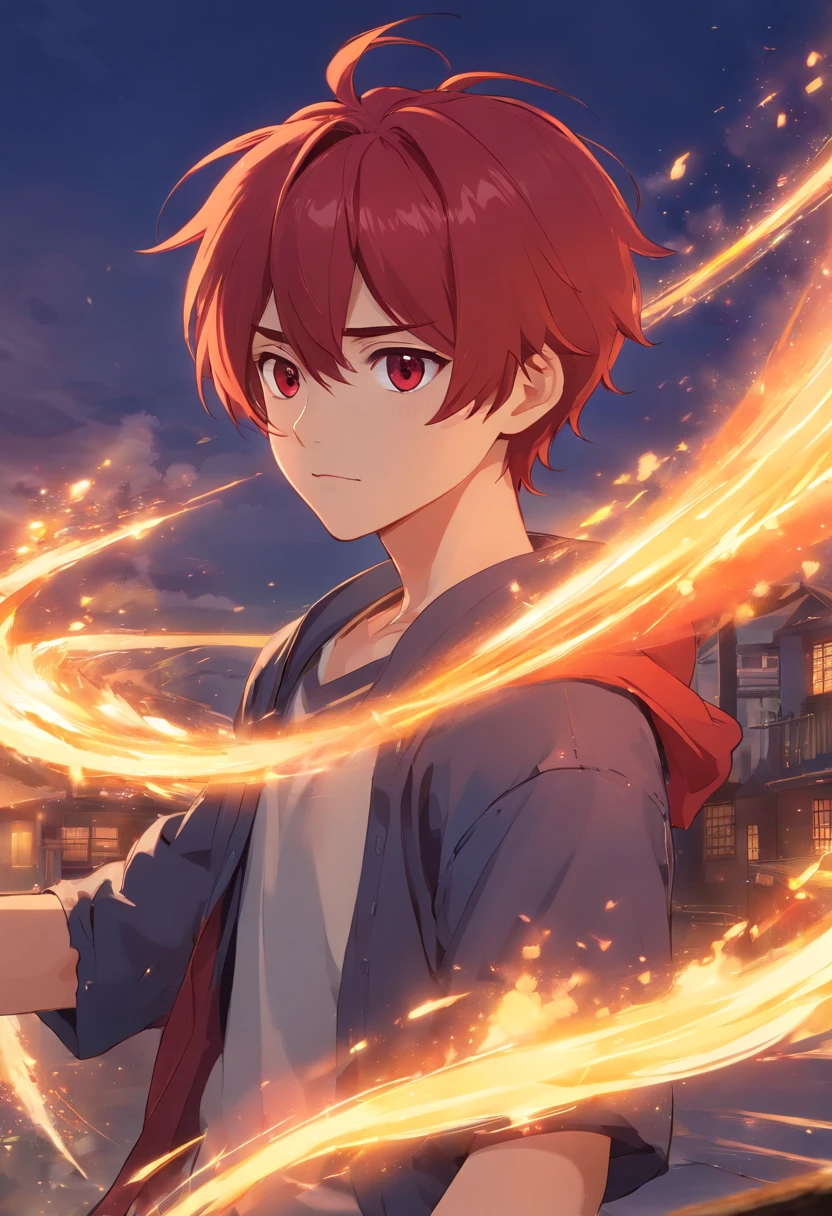 a man, red hair, rebellious, impetuous, Want to use a sense of superiority to prove that you are better than others,But I don't know how to deal with feelings. medieval times