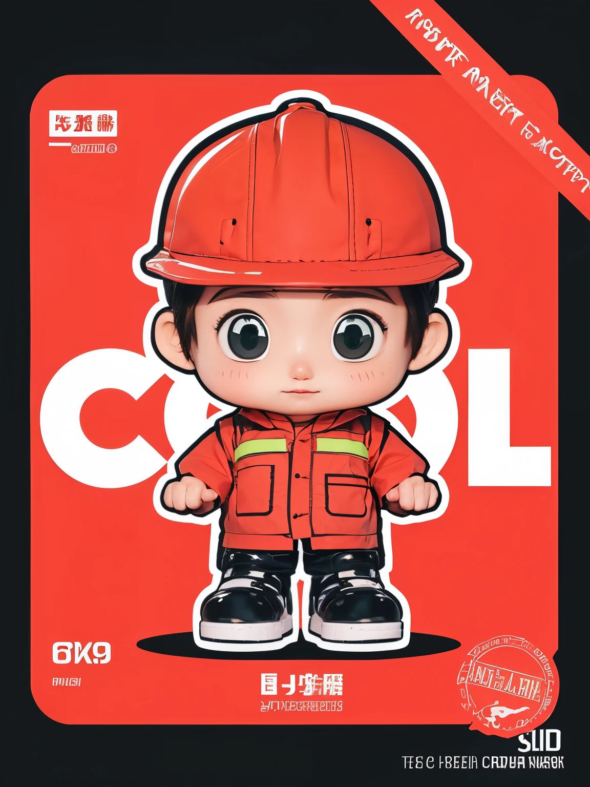 need similar,become an engineer,The hat is white,The vest is green,The clothes below are orange