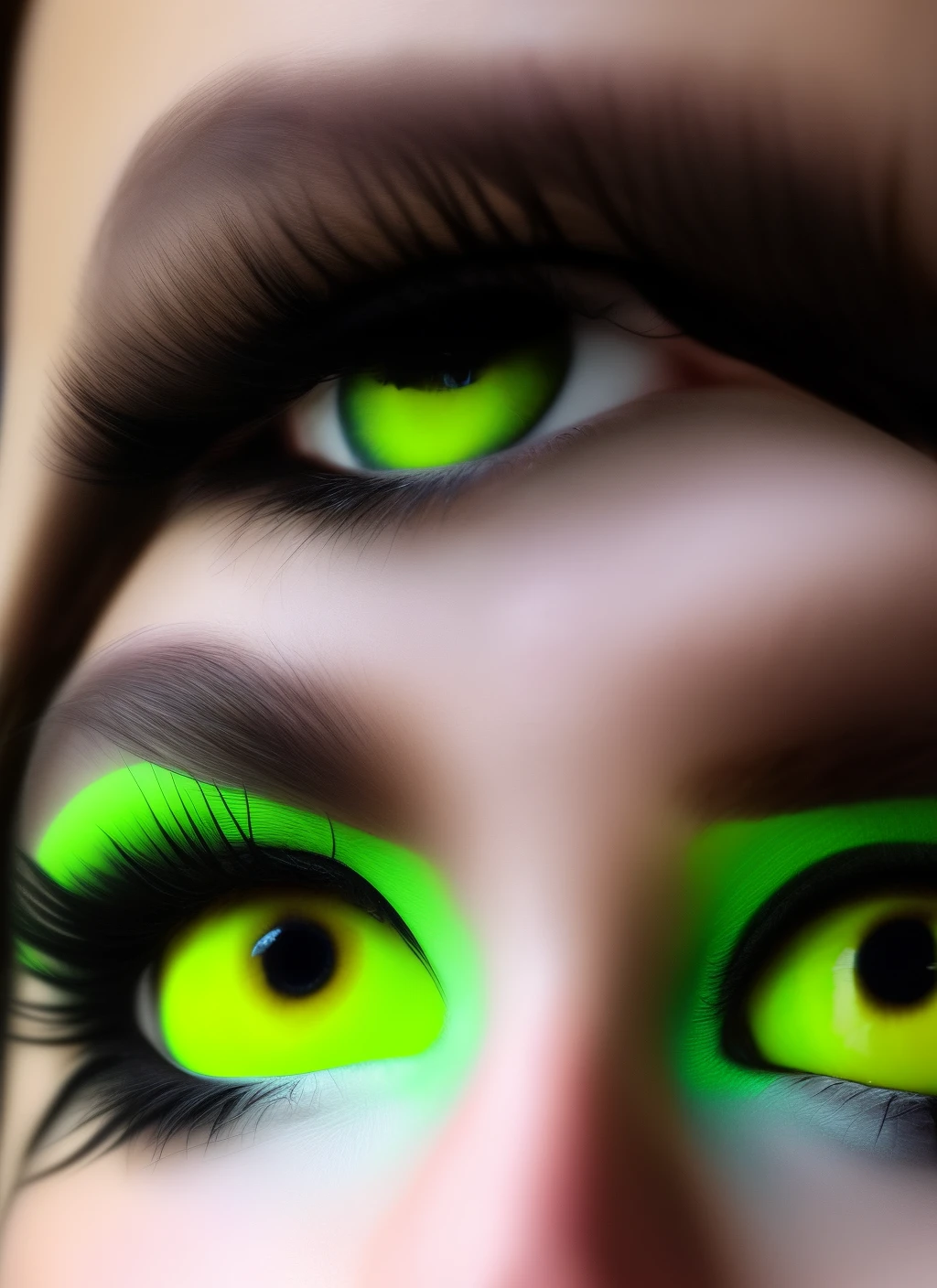 Green eyes