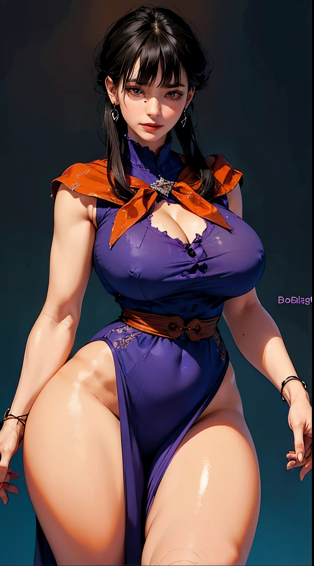 Wearing only one long shirt, (all buttons open: 1.1), (plunging open shirt 1.3) ,big breasts, deep cleavage, best quality, masterpiece, illustration, very delicate and beautiful, very detailed, CG, unity, 8K wallpapers, amazing, fine detail, very detailed CG Unity 8K wallpapers, huge file size, very detailed, high resolution, handsome detail woman, very detailed eyes and face, wonderful detailed eyes, light on face, (Best Illustration: 1.1), (Best Shadow: 1.1), Ultra High Resolution, (Photoreal: 1.1), (Photo Realistic: 1.2:1.1), Realistic Face Proportions, Slender, Smile, (Makeup: 0.4), (Fluffy Black Eyes: 1.21), Black Eyes, Looking at the Viewer, Dark Brown Hair, Earrings, Necklaces, Hairpins, Cowboy Shots, (Irregular Irregular Skin Imperfections, Veins, Skin Wrinkles Pores: 1.2), (Dark Night Background: 1.2), (Bokeh: 1.4),
 PA