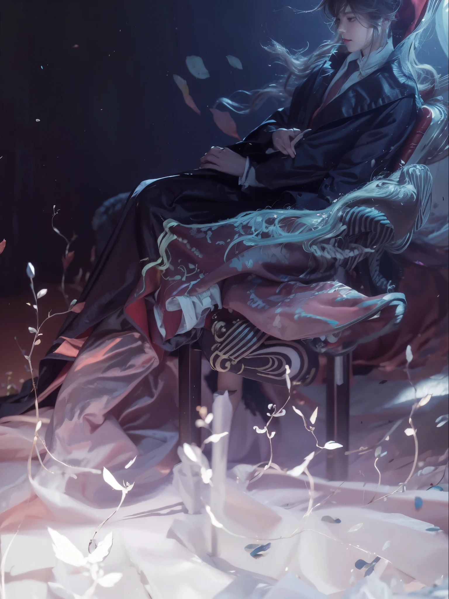 Plus a flowing cloak