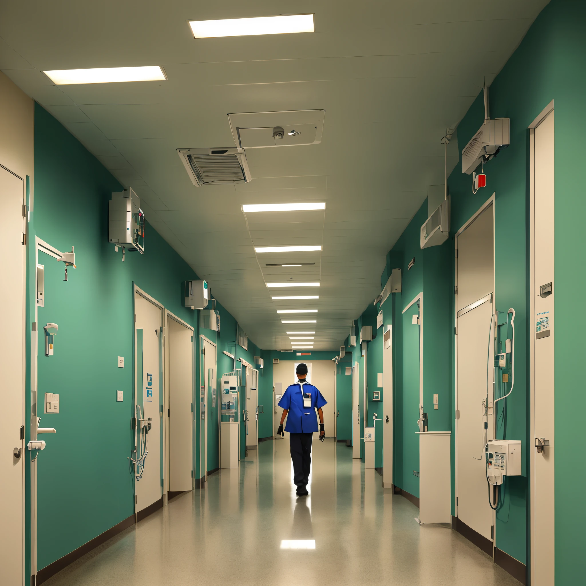 enter the hospital