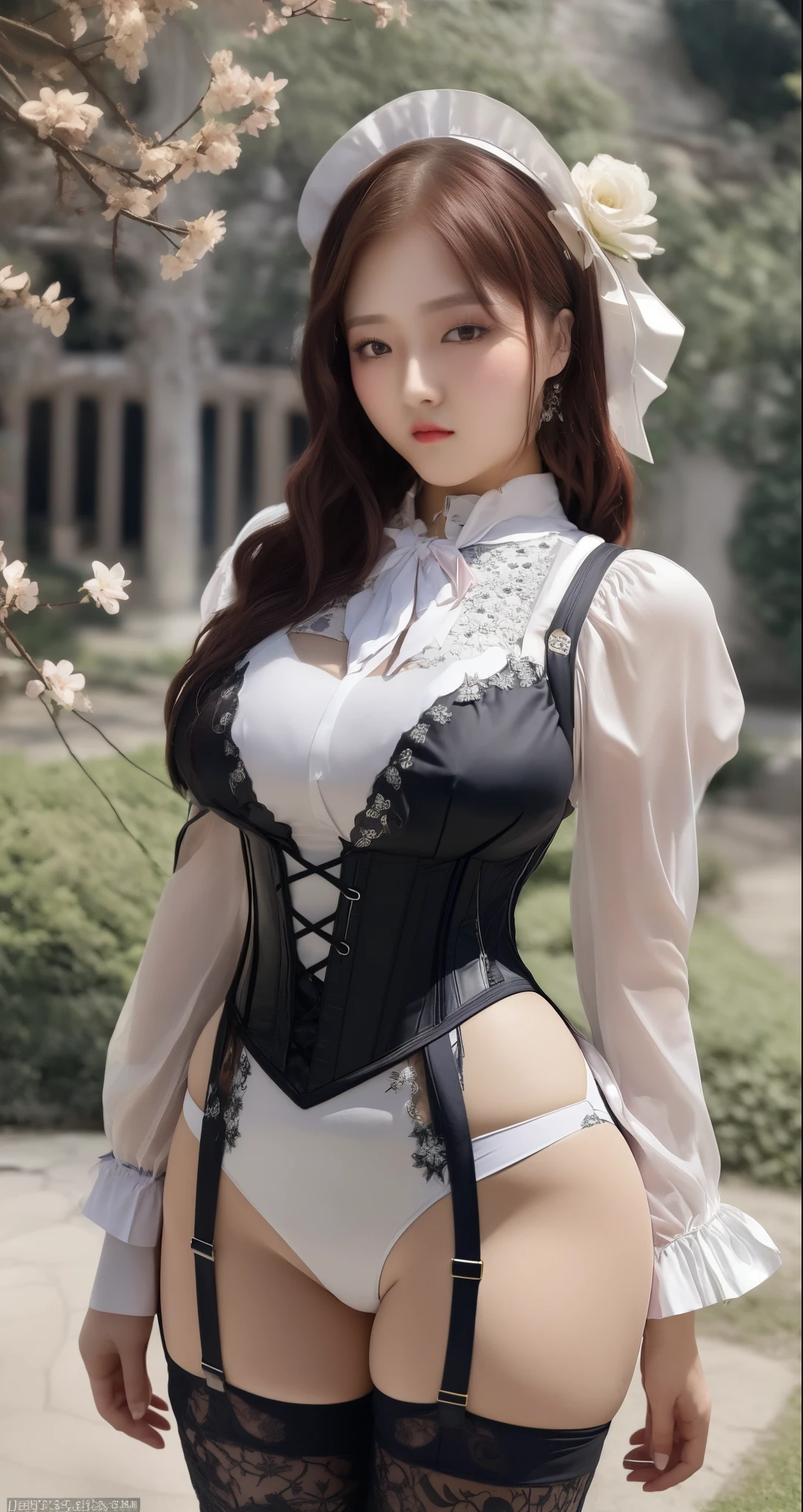 Sexy 21 year old cool Korean in alafile posing with corset and garter in photo, steampunk beautiful anime woman, a steampunk beautiful goddess,Jeizuo、magnifica、the viewer、Realistis、Full body with camera、on the lap、squatt、Brunette hair、length hair、radical、A tall、Forced real water、White Less Cloth Transparent Mini Shirt、White transparent thong、In the world of steampunk、Low Very detailed、Ahegao、Roll your eyes、blush、water running in mouth、Sticky tongue、Vaginal orchids、Runny Vaginal Discharge、Blowing tide、very small chest、Grasp your breasts with both hands、 Spread your legs、Anatomically correct hand、Two hands、sexual excitement、Sex Expressions、shinny skin