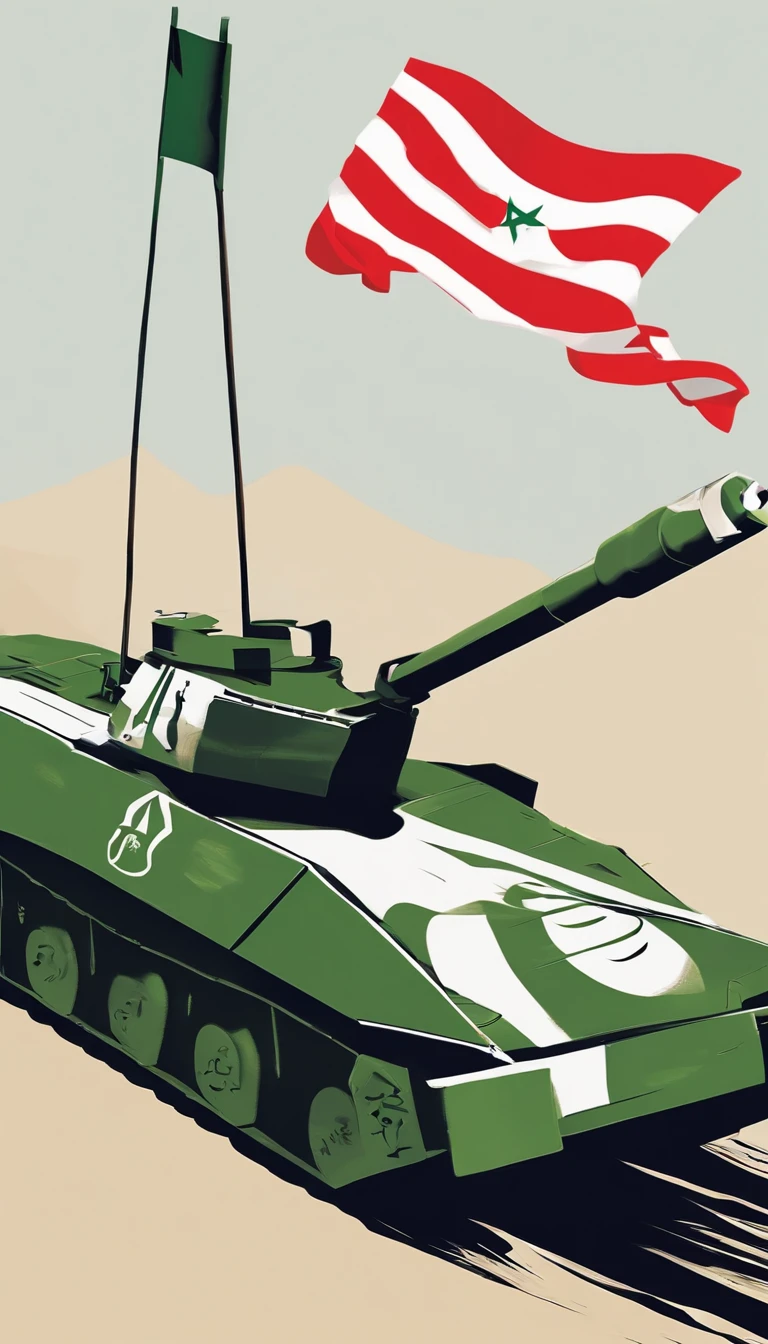 conflicting composition、war between israel and palestine、Gaza Strip、Hamas、Make conflict easy to understand、caricature、America supports Israel、Iran supports Palestine、China controls everything、United States Flag、Iranian flag、Flag of China