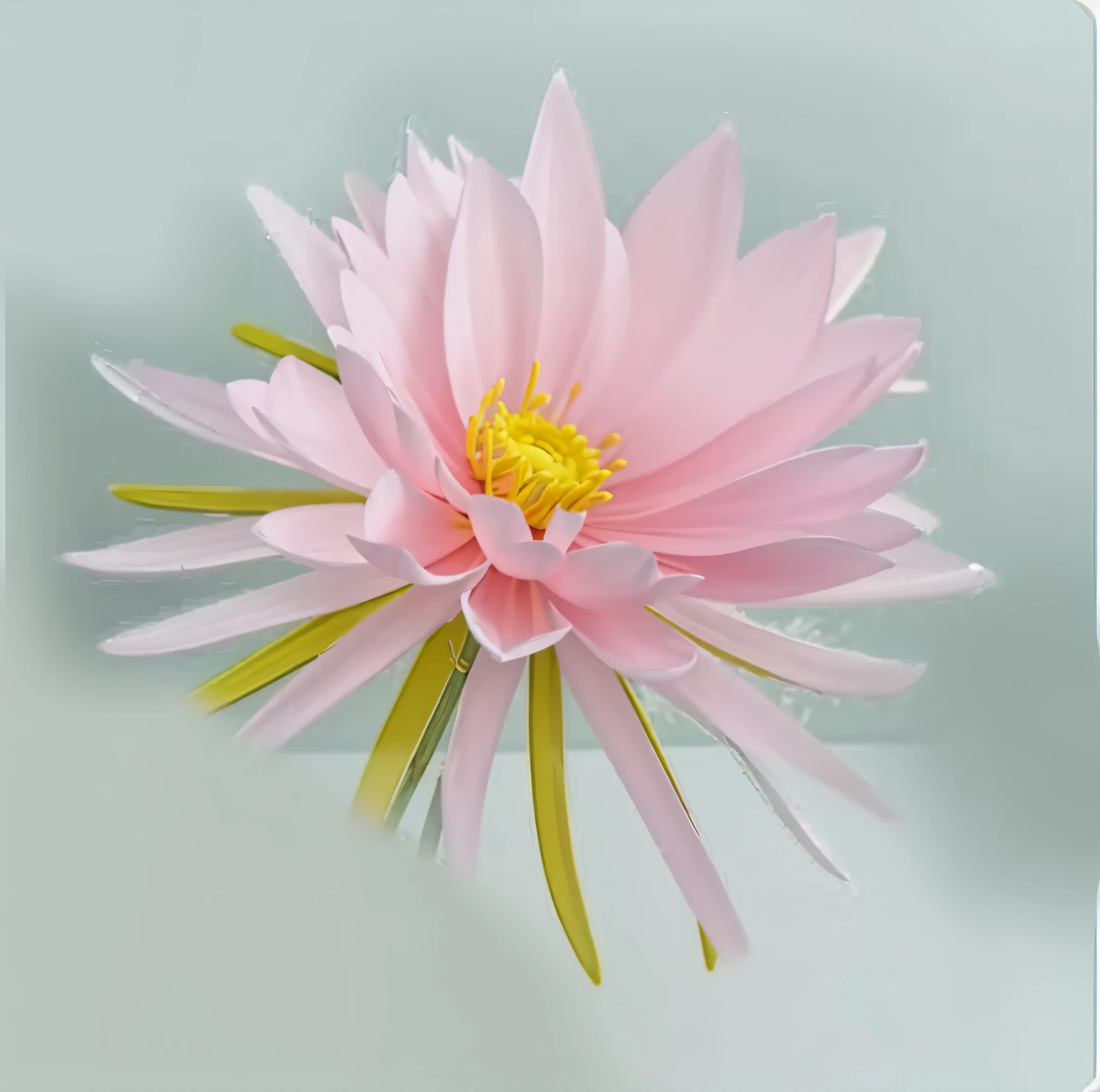 There is a pink flower in the vase, pink lotus queen, water lily mechanical water lily, flower with long petals, Pink flowers, large flower head, lotus flower, large exotic flowers, Giant corn flower head, the lilies, lotus flower, alpine star flower, depicting a flower, giant daisy flower head, artist rendition