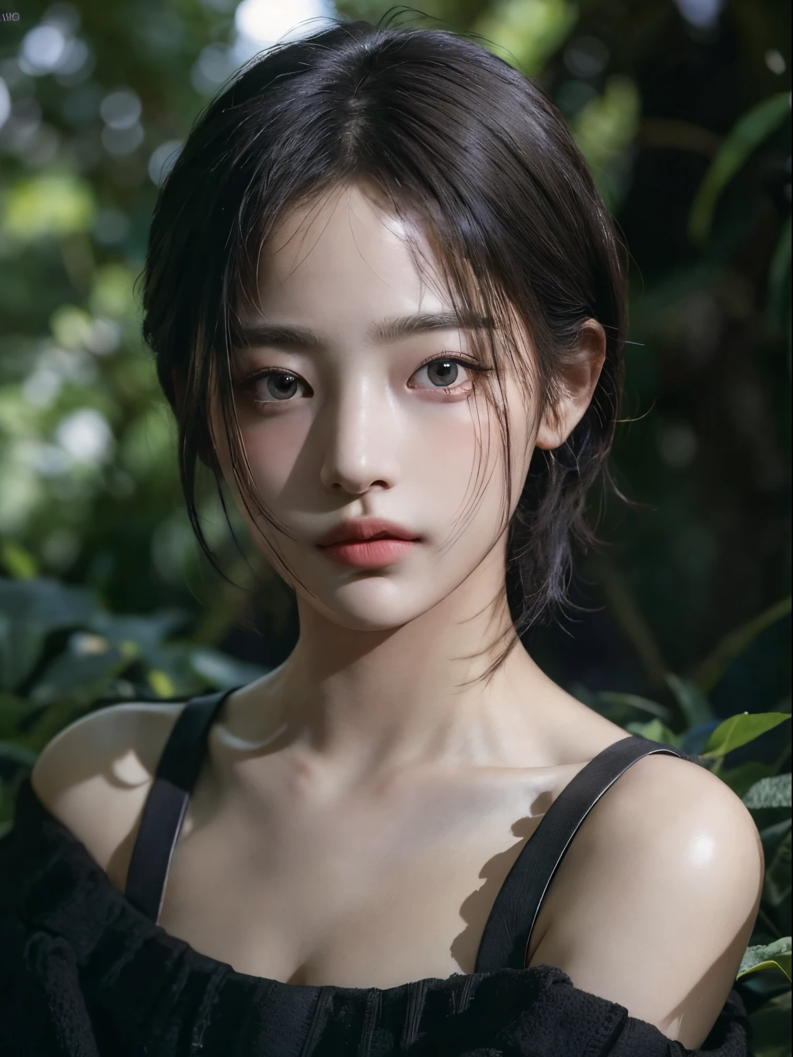 (top-quality), (Masterpiece), (超A high resolution),8K、 Photorealsitic,( 1girl), Teary face、Crying face、Home background、(Frustrated face)、Beautie、(crying how bright)、(Vivid tears)、(Frustrating action)、(Wrinkles between the eyebrows)、(a black T-shirt)