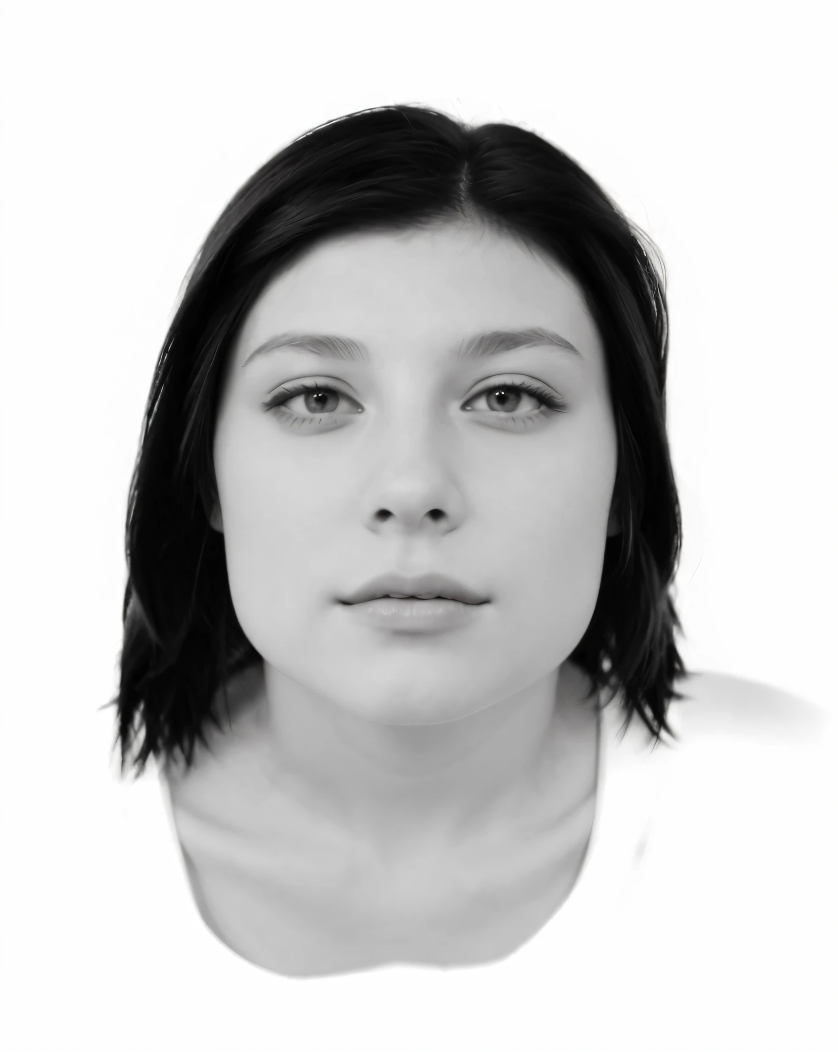 shoulder-length hair