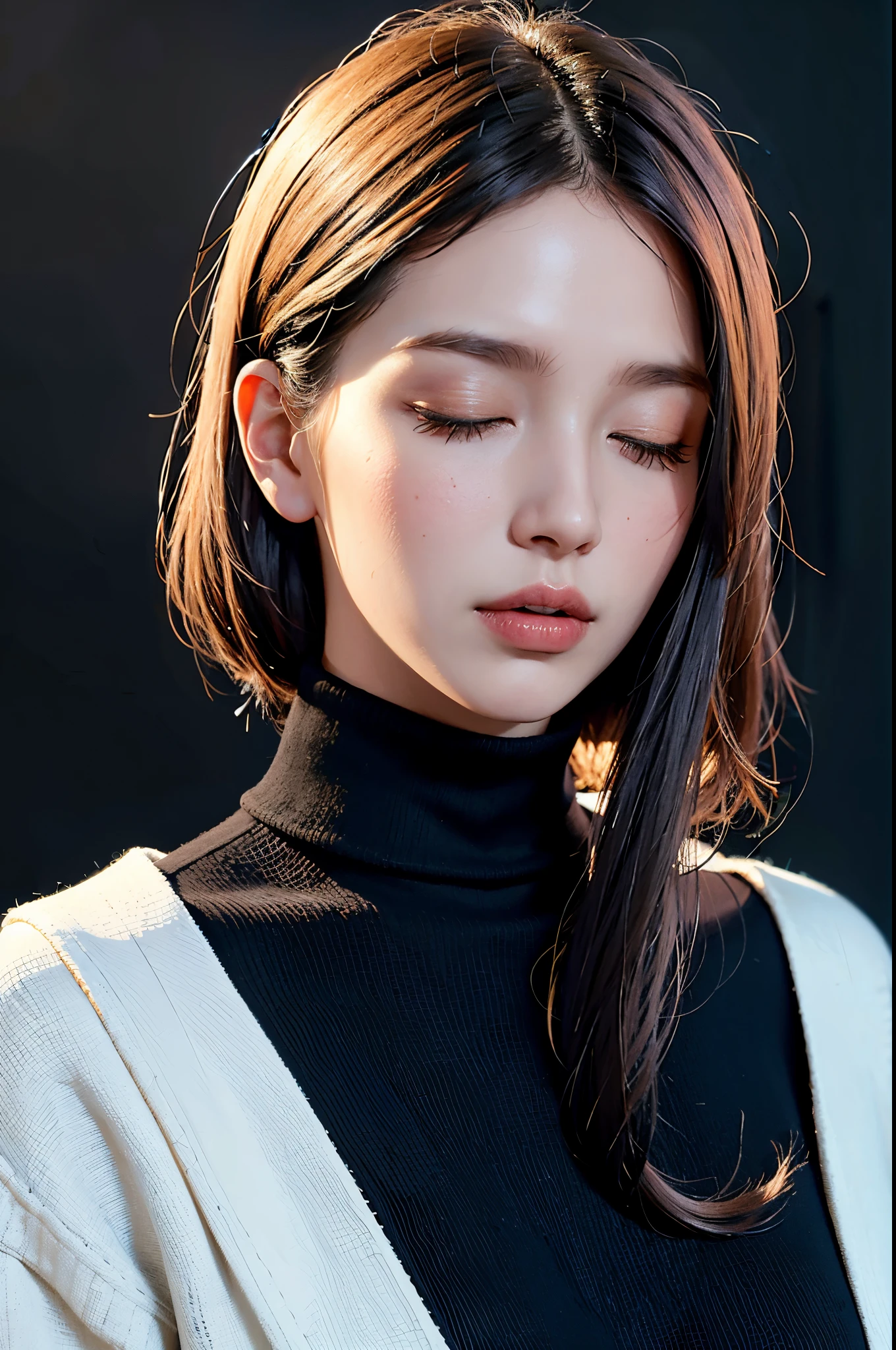 black color hair