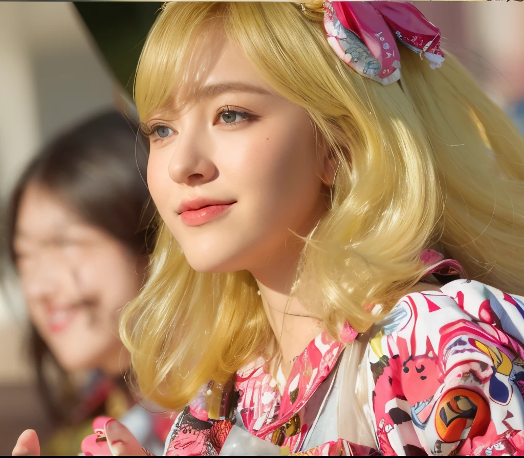 1girl,face,white background,CINEMATICA MATRIX 5, cantik, putih , hidung mancung, bulu mata lentik, pipi merah alami, seorang gadis 20 tahun, matanya biru. rambut nya ber volume. Vintage outfit, blonde hair (rambut pirang)