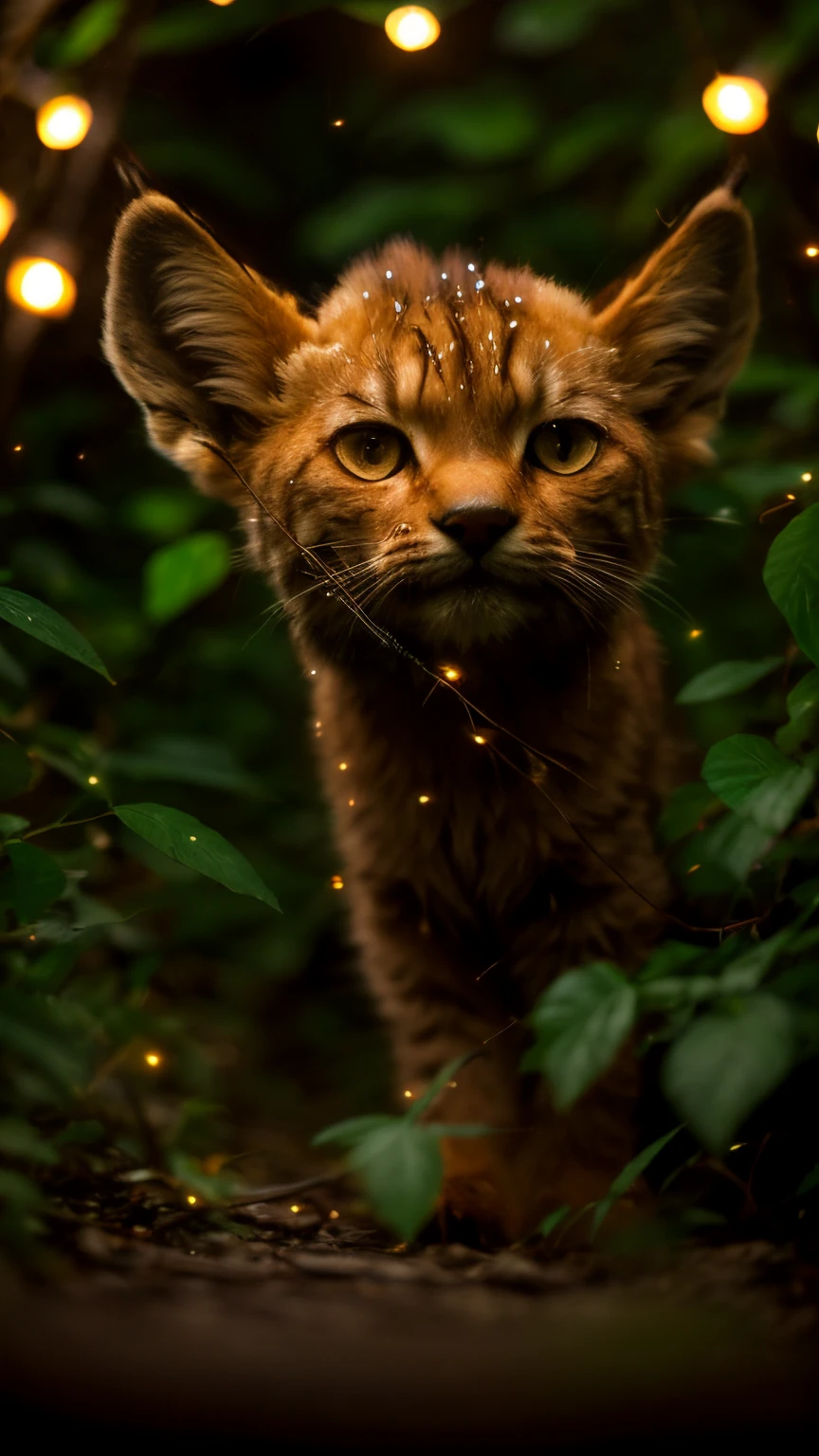 真实感, Realism, Canadian lynx, tmasterpiece, Brad Jongsan walks in the jungle (Night of the Fireflies), (higly detailed: 1 1), rough face, natural skin, hiquality, NSFW, pretty eyes, (Detailed face and eyes), (s face: 1 2), tumult, Complementary, real-photo, ..PSD, Lightweight Film Photography, sharp-focus, contrast lighting, Detail Skin, high resolution 8k, Crazy detailing, Realistic, professional photo of a, 8K UHD, dslr, soft light, hiquality, film grains, Fujifilm XT3